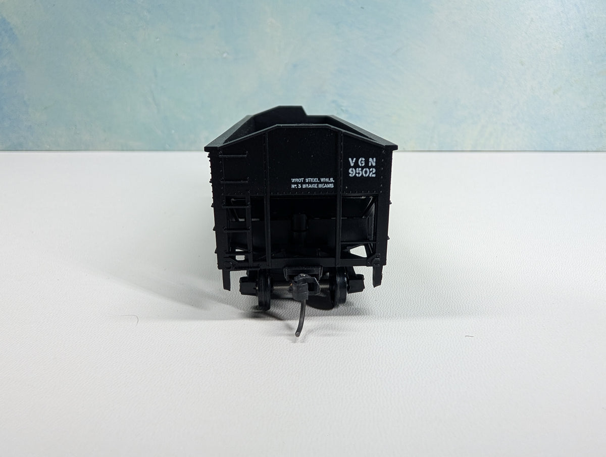 USED Athearn HO Scale 34' Ribbed-Side Hopper Virginian VGN #9502