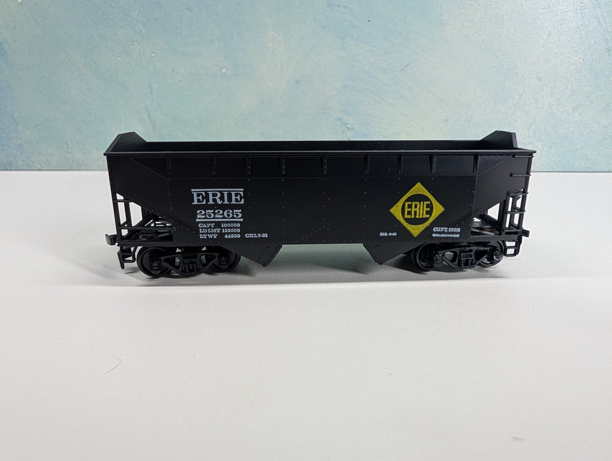 USED Athearn HO Scale 34' Offset-Side Hopper Erie #25265