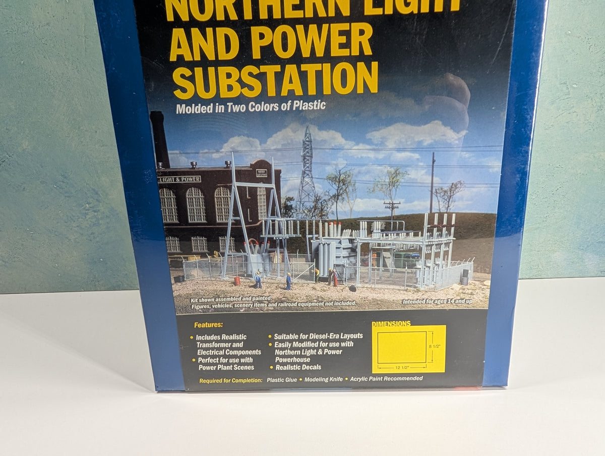 Walthers Cornerstone 933-3025 HO Scale Northern Light and Power Substation Sealed KIT