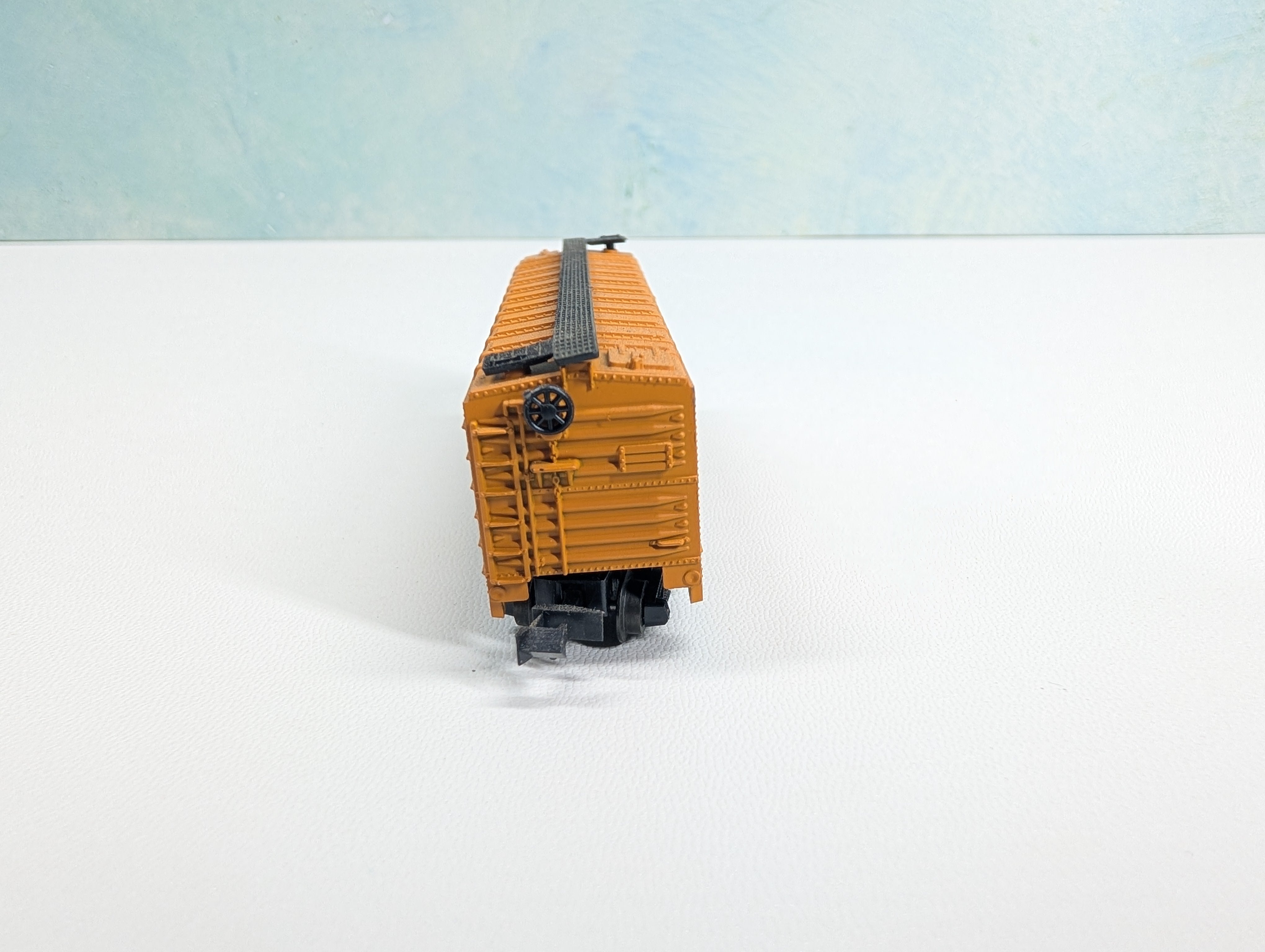 USED Postage Stamp Trains Aurora N Scale Box Car Hormel NADX #3521