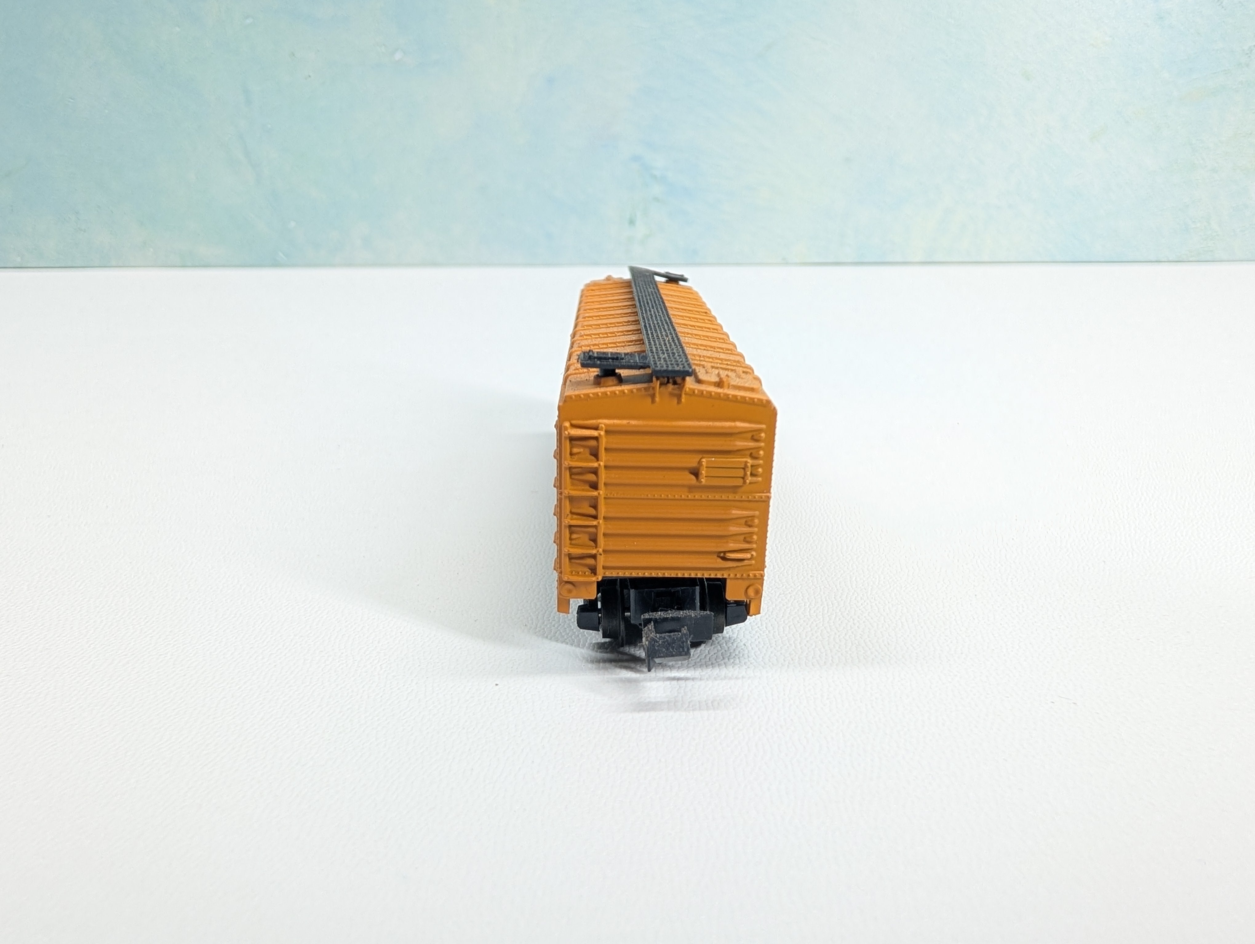 USED Postage Stamp Trains Aurora N Scale Box Car Hormel NADX #3521