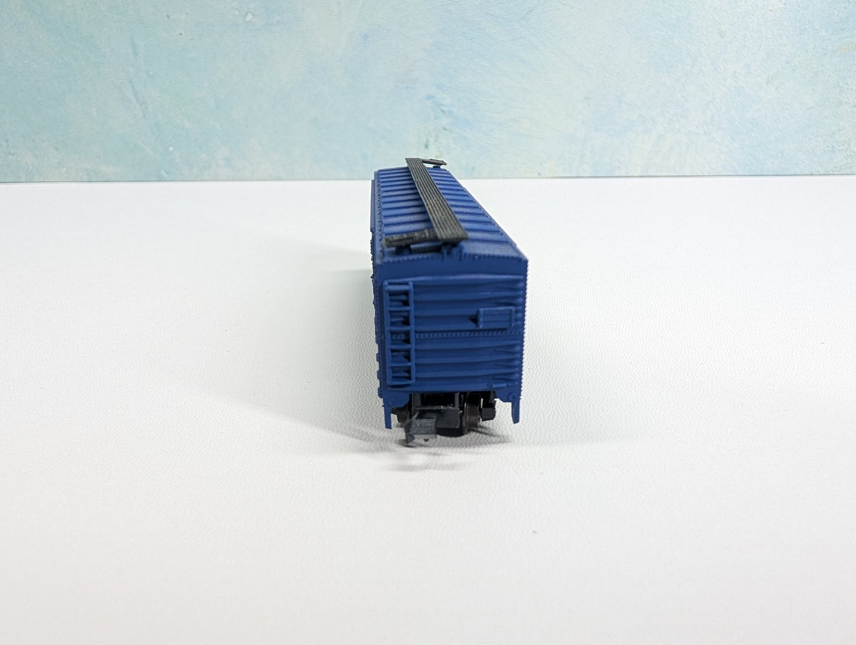 USED Postage Stamp Trains Aurora N Scale 50' DD Box Car Port Huron & Detroit PHD #1347
