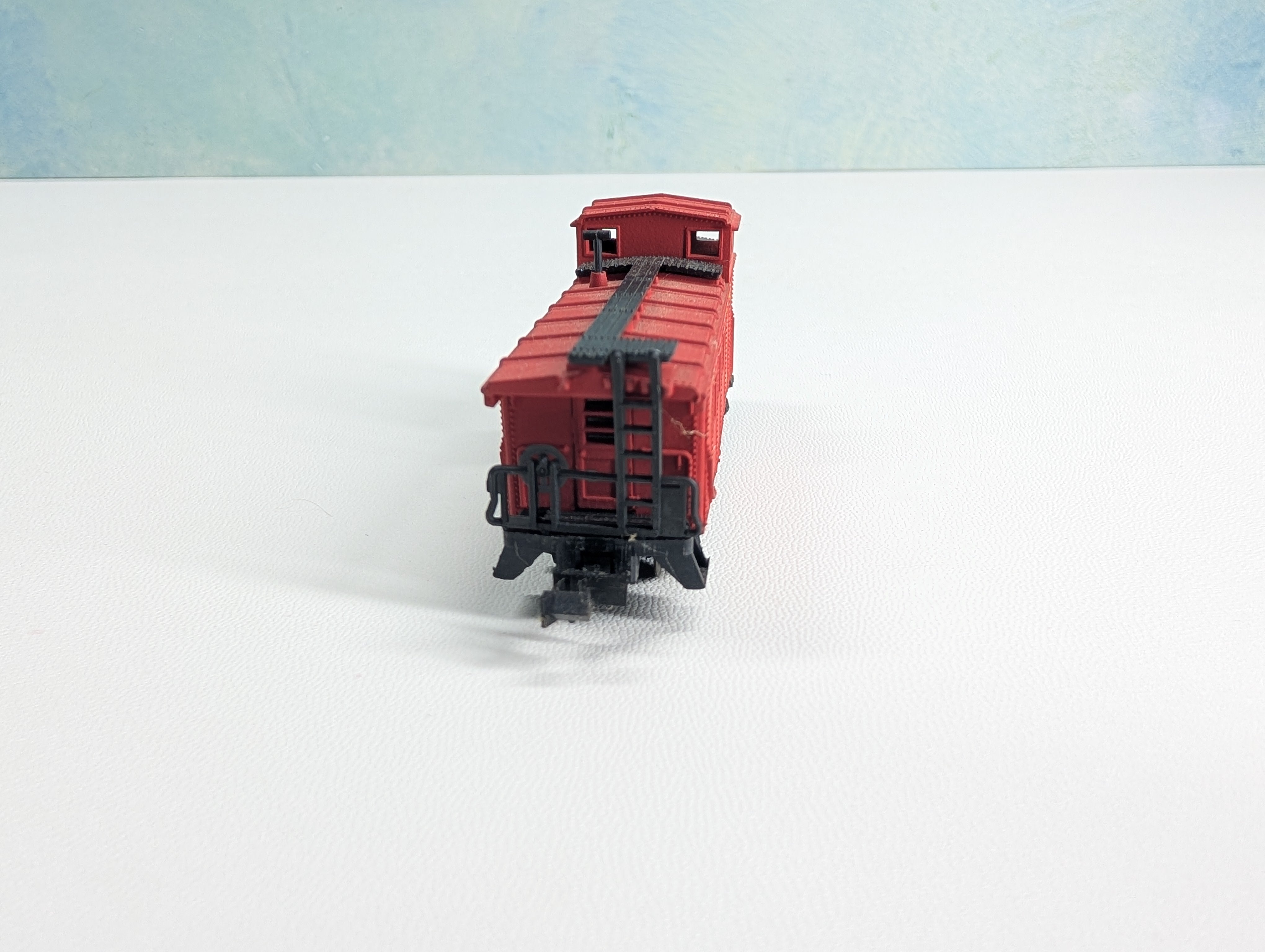 USED Postage Stamp Trains Aurora N Scale Caboose Baltimore and Ohio B&O #4068