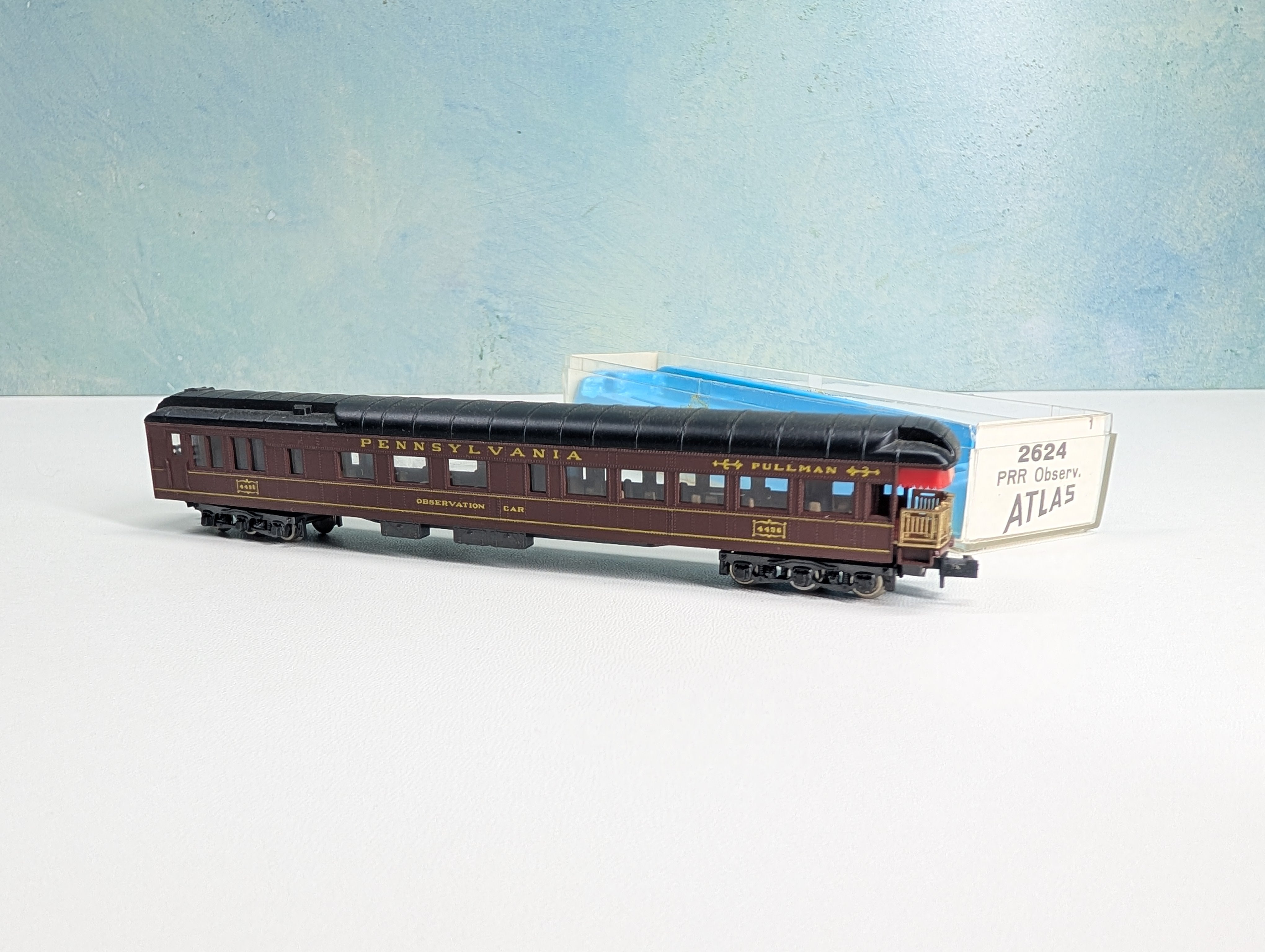 USED Atlas N Scale OBS Passenger Car Pennsylvania #4496