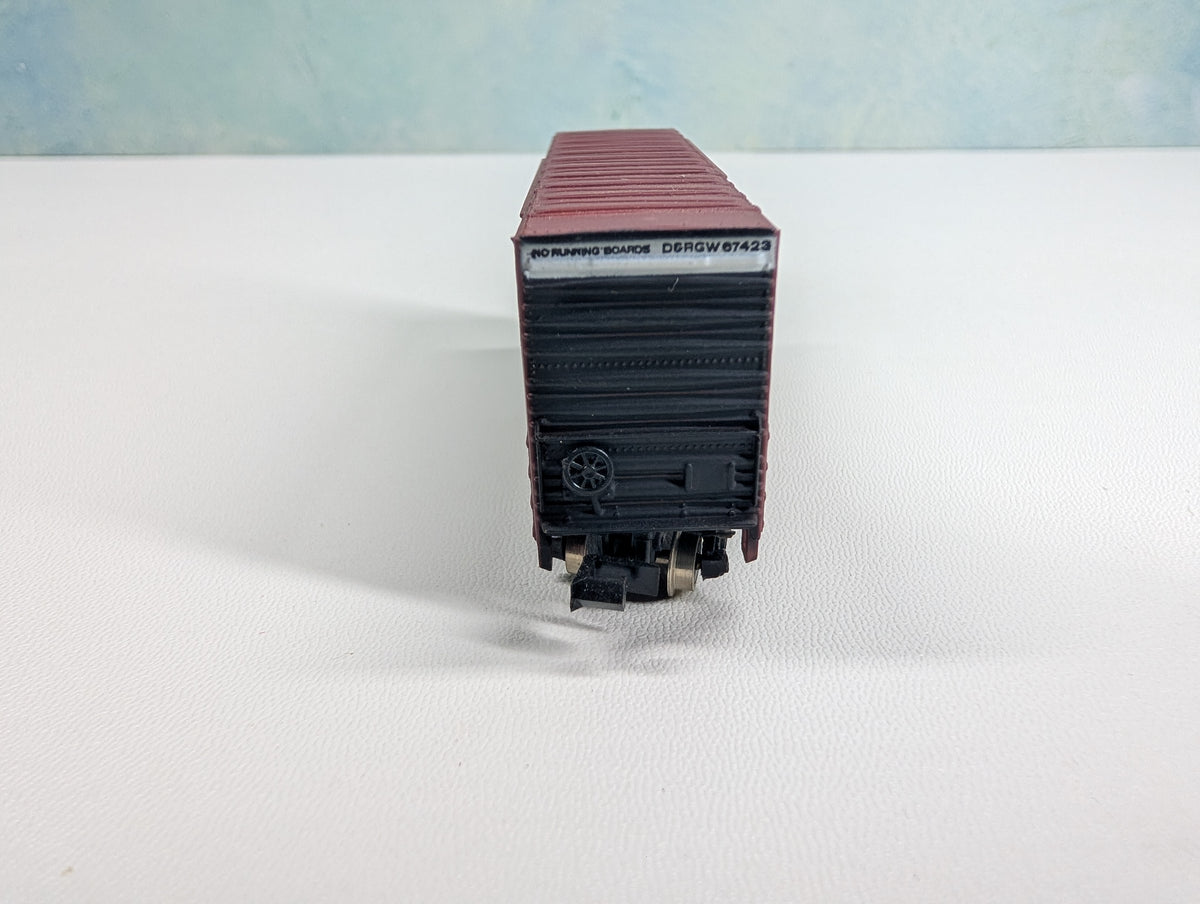 USED Bachmann N Scale HI-Cube Box Car Rio Grande D&RGW #67423