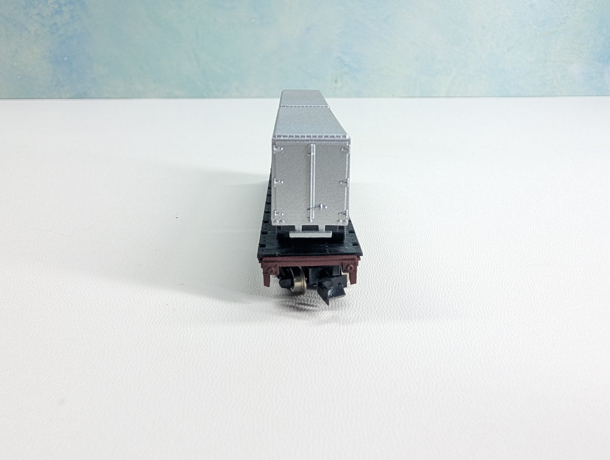 USED Atlas 3744 N Scale Flat Car w/ Trailers Southern Pacific SP #598301