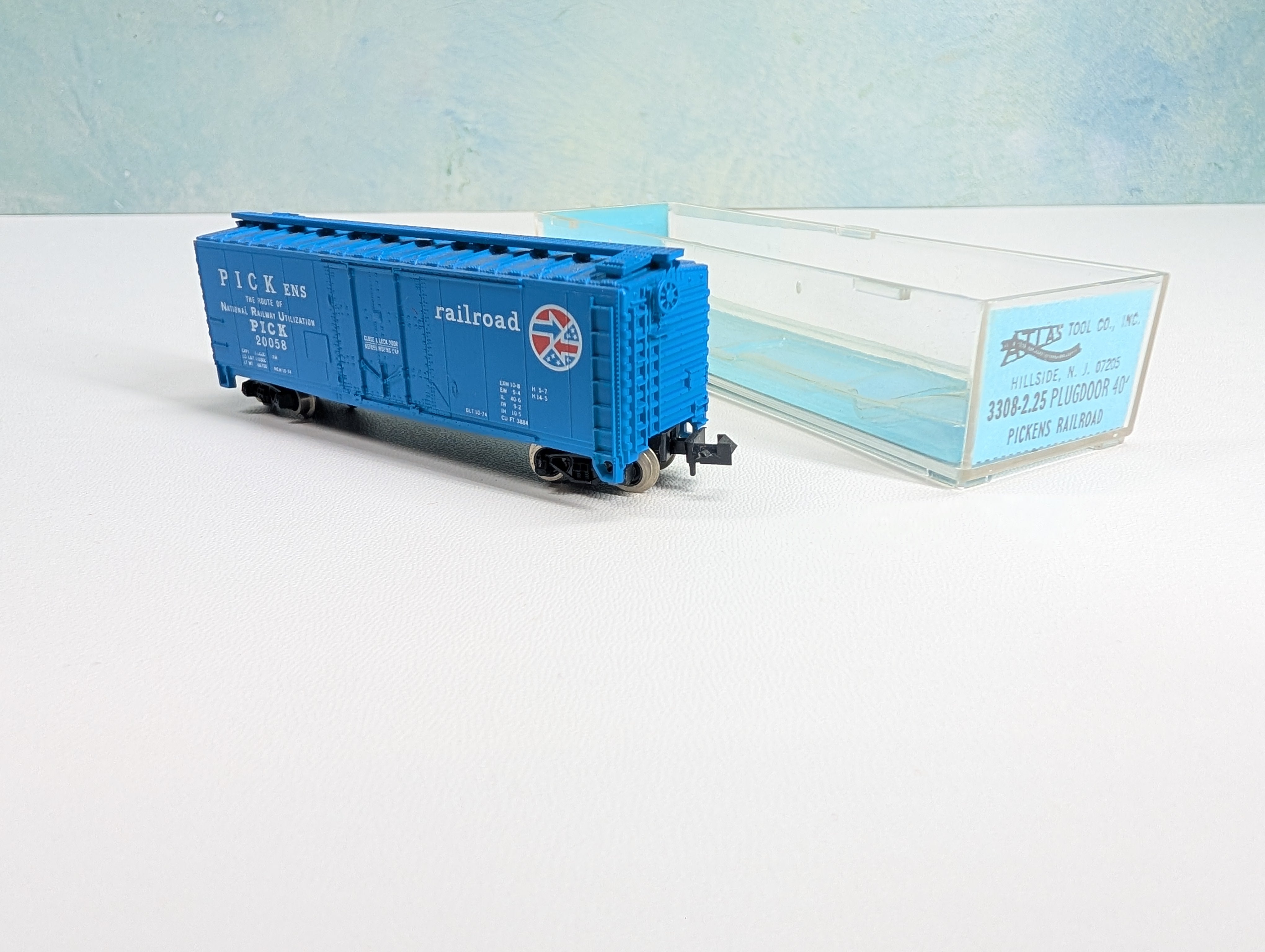 USED Atlas N Scale Box Car Pickens Railroad #20058