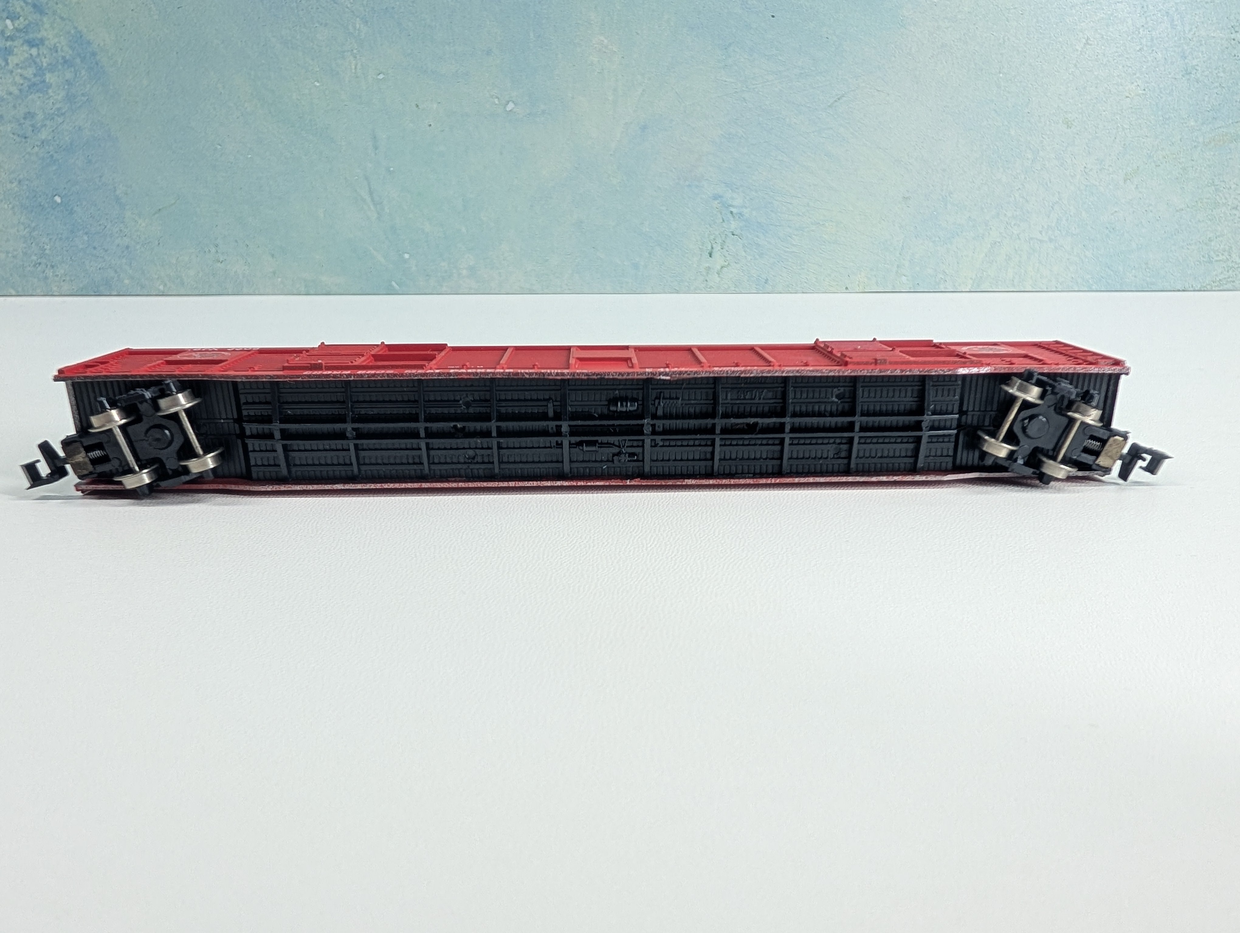 USED Atlas 3124 N Scale 85' HI-Cube Stock Car Cross Bros Meat Packers CBPX #3608