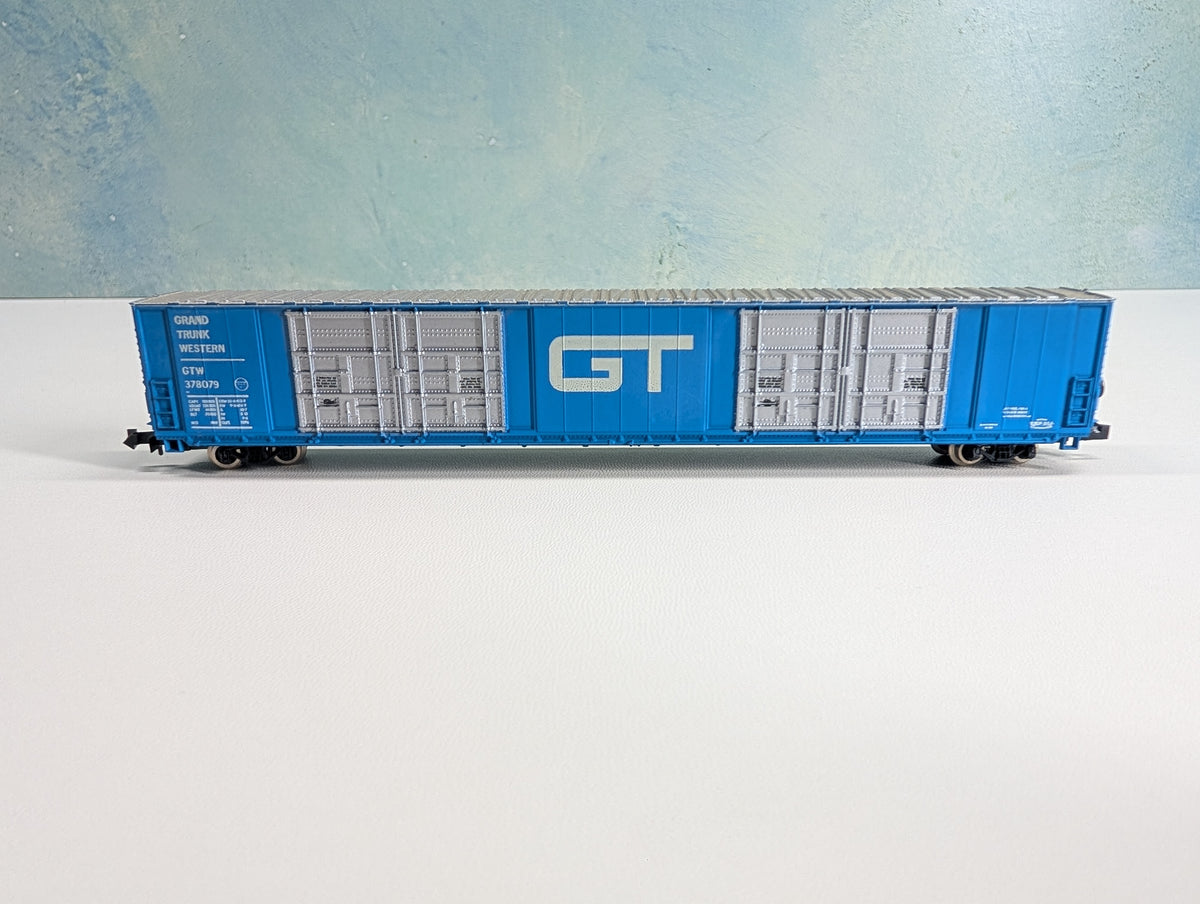 USED Atlas 3133 N Scale 86' HI-Cube Box Car Grand Trunk Western GTW #378079