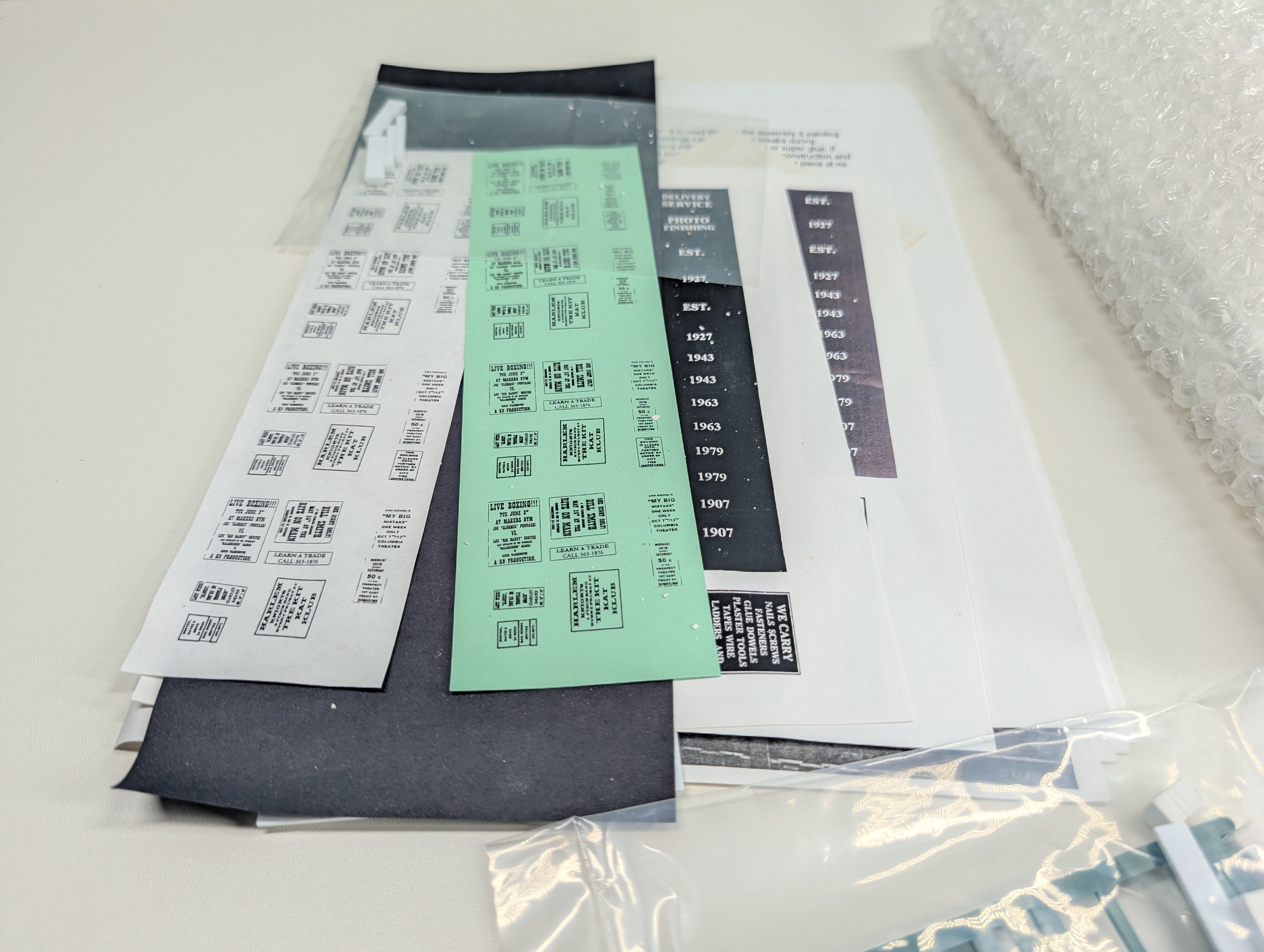 USED Downtown Deco 1011 HO Scale Franklin Garment KIT