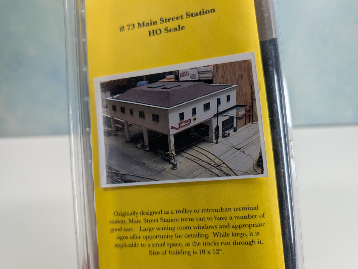 USED Alpine Division Scale Models 73 HO Scale Main Street Station KIT
