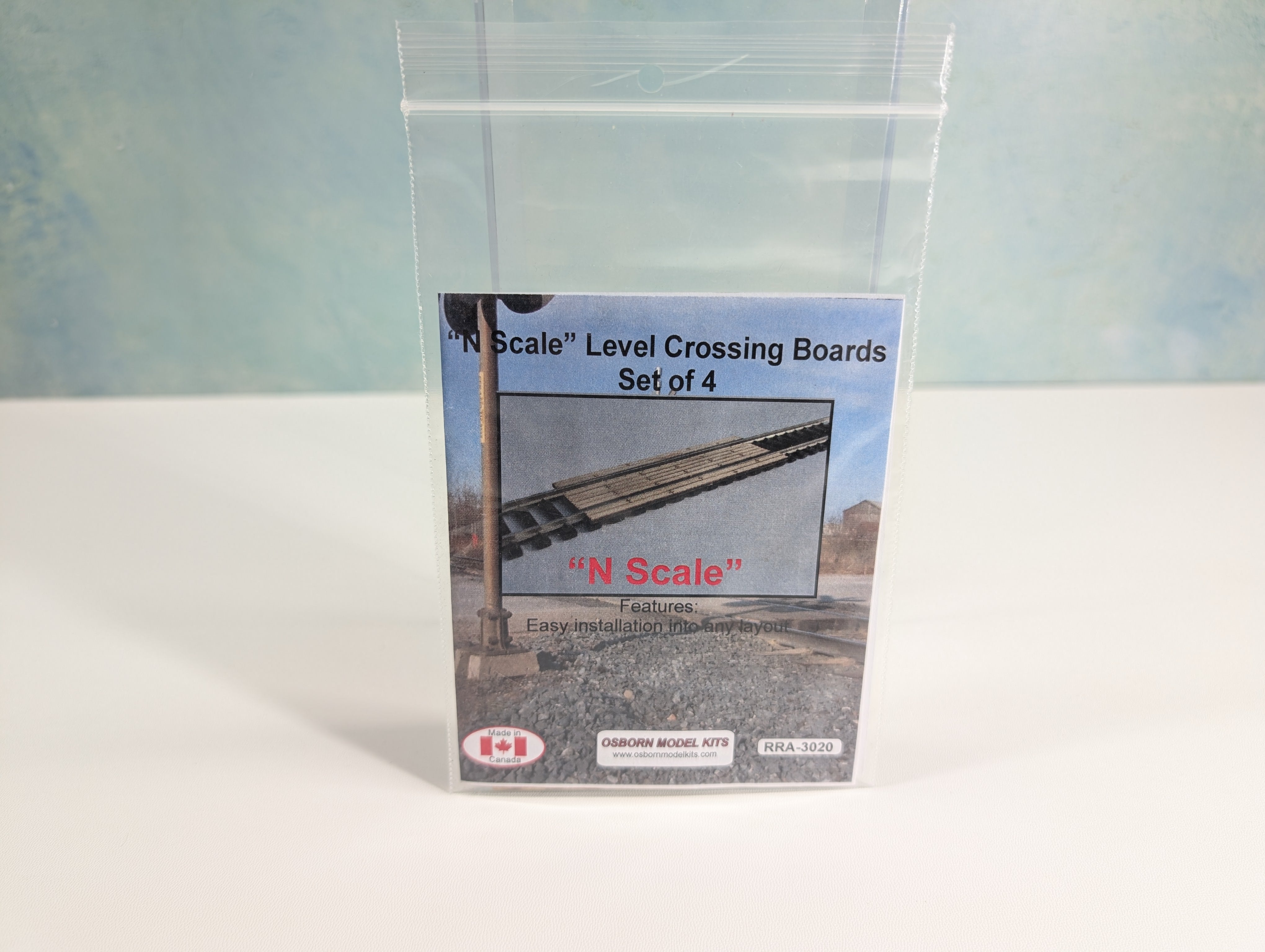 Osborn Model Kits #RRA-3020 N Scale Level Crossing Boards, Laser-Cut KIT