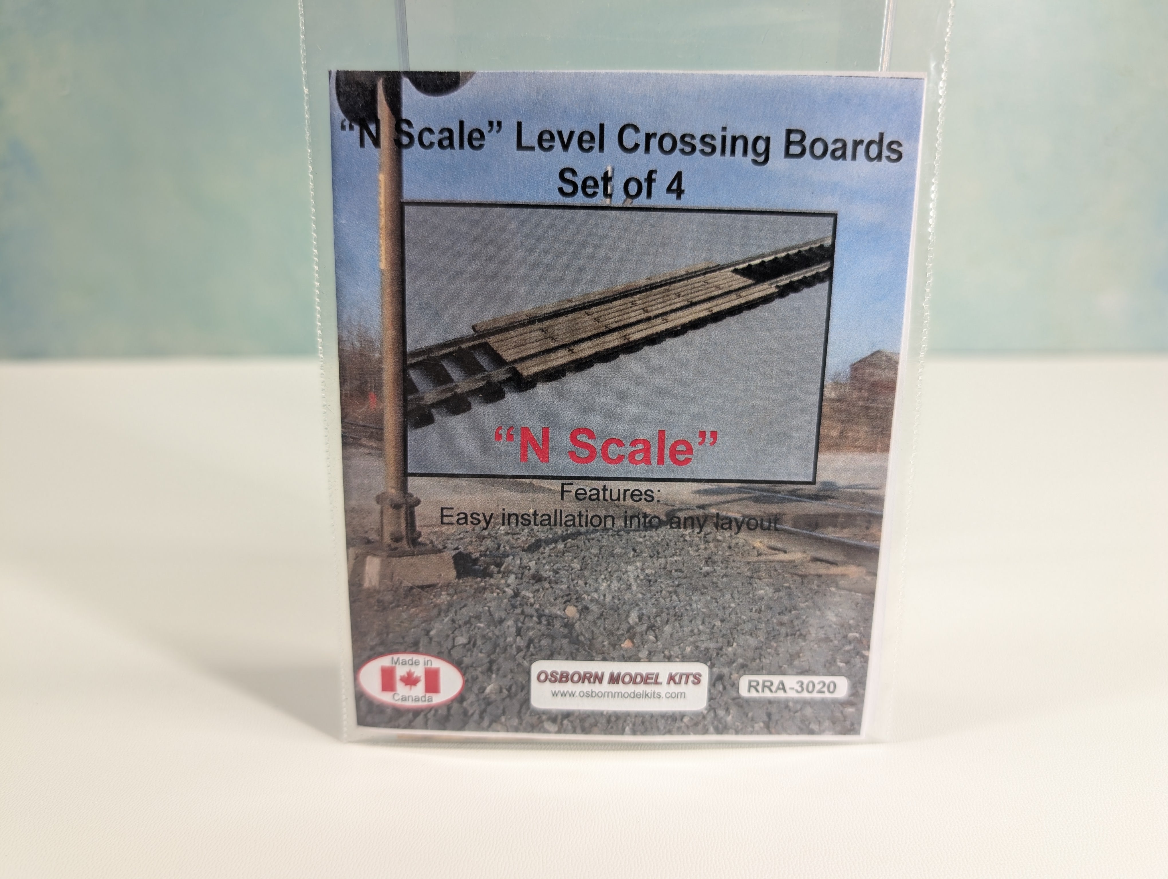 Osborn Model Kits #RRA-3020 N Scale Level Crossing Boards, Laser-Cut KIT