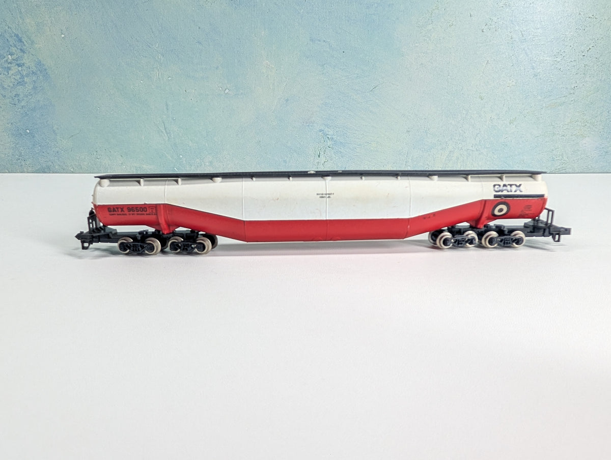 USED Atlas 3114 N Scale 94' Jumbo Tank Car GATX #96500