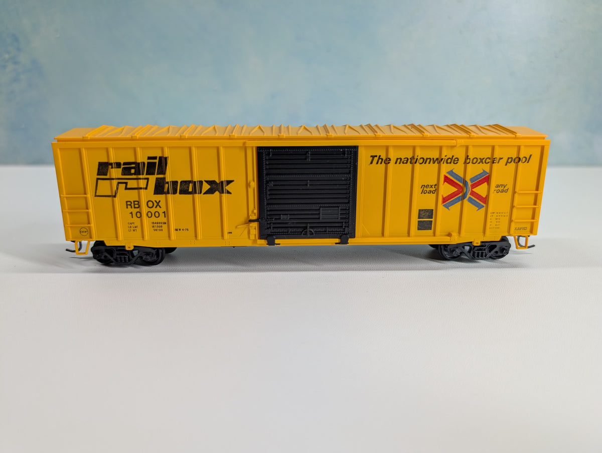 USED Athearn HO Scale 50' ACF Rail Box Type Box Car Railbox RBOX #10001