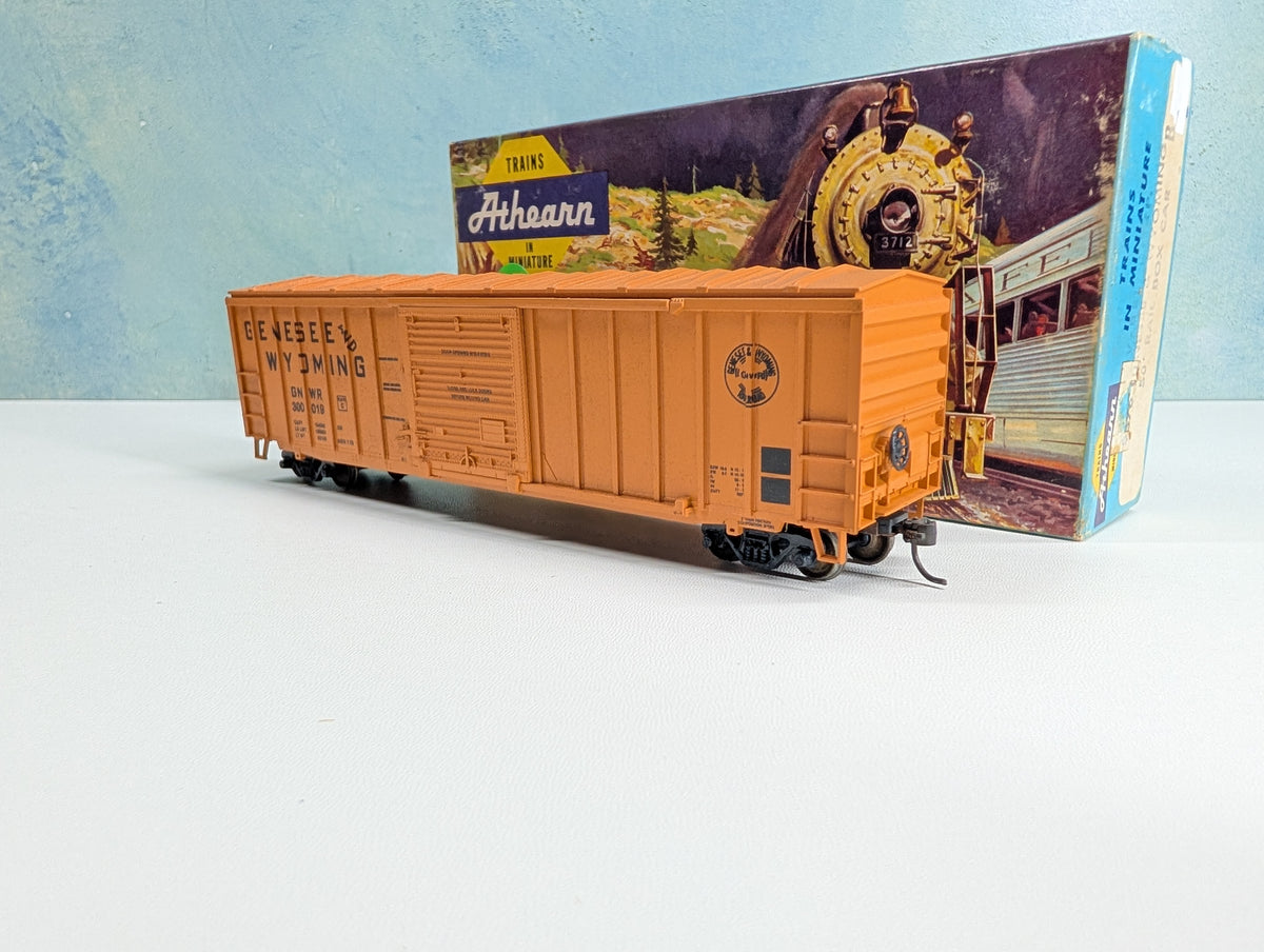 USED Athearn HO Scale 50' ACF Rail Box Type Box Car Genesee and Wyoming GNWR #300019 Bev-Bel