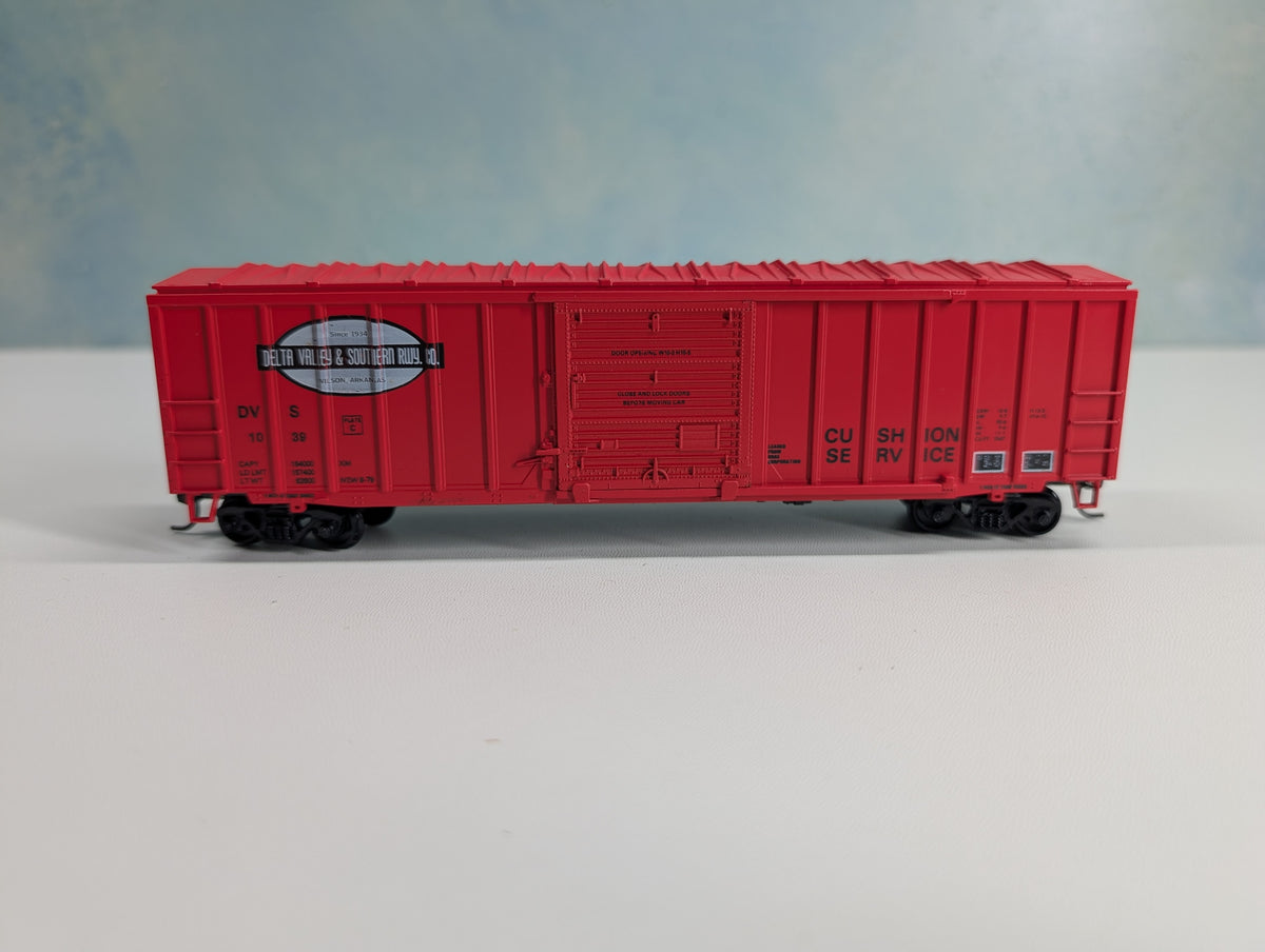 USED Athearn HO Scale 50' ACF Rail Box Type Box Car Delta Valley & Southern DVS #1039 Bev-Bel
