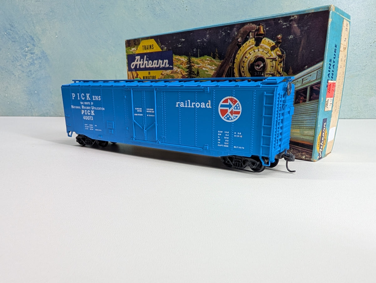 USED Athearn HO Scale 50' PD Box Car Pickens Railroad #40073 Bev-Bel