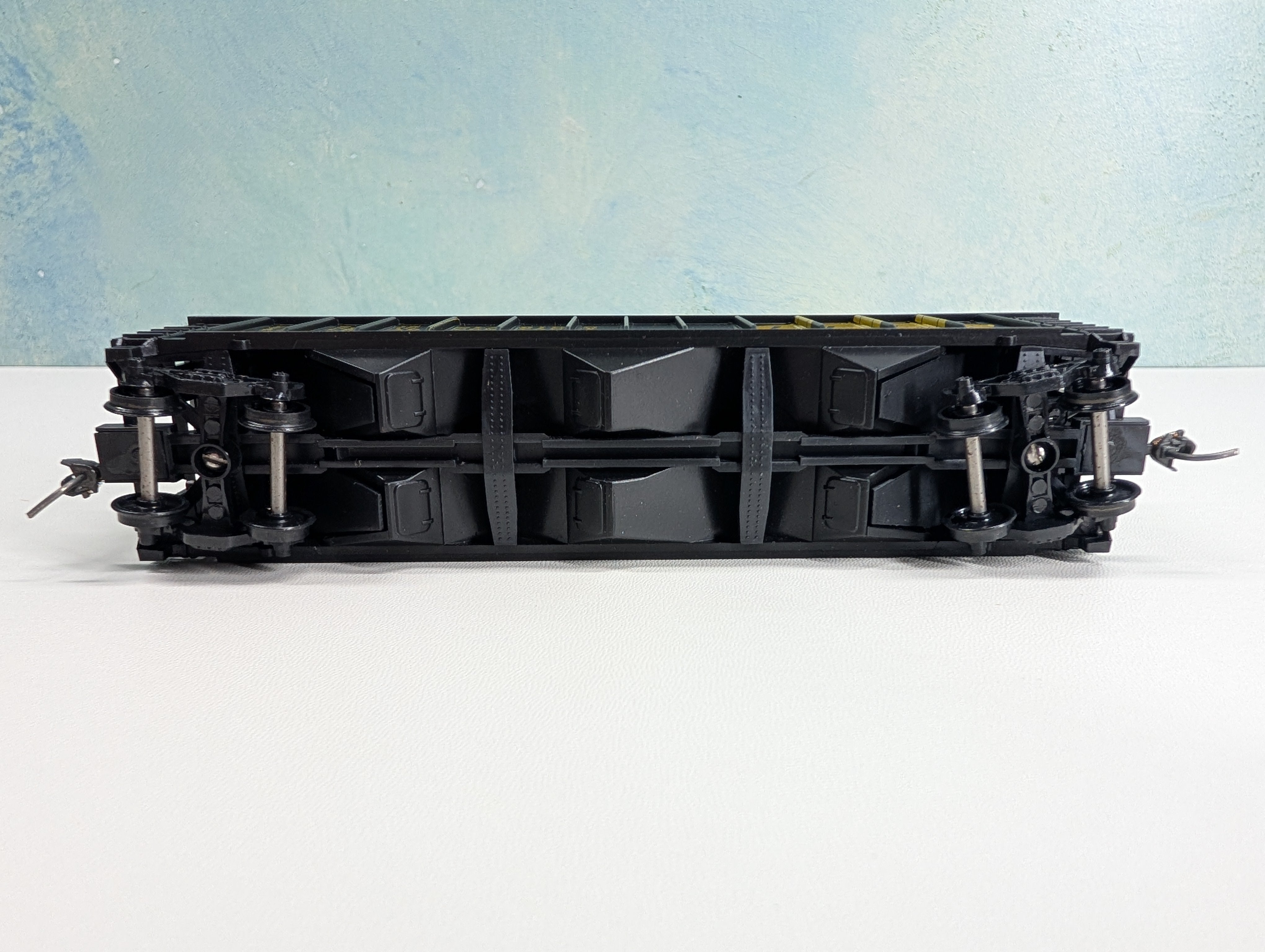 USED MCKEAN HO Scale 100 Ton 12-Panel Coal Hopper Lake Erie Franklin & Clarion LEF&C #3953
