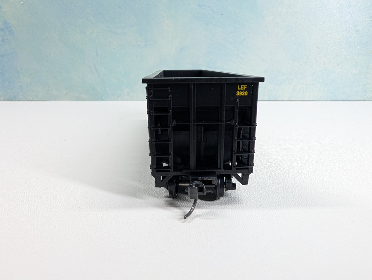 USED MCKEAN HO Scale 100 Ton 12-Panel Coal Hopper Lake Erie Franklin & Clarion LEF&C #3920