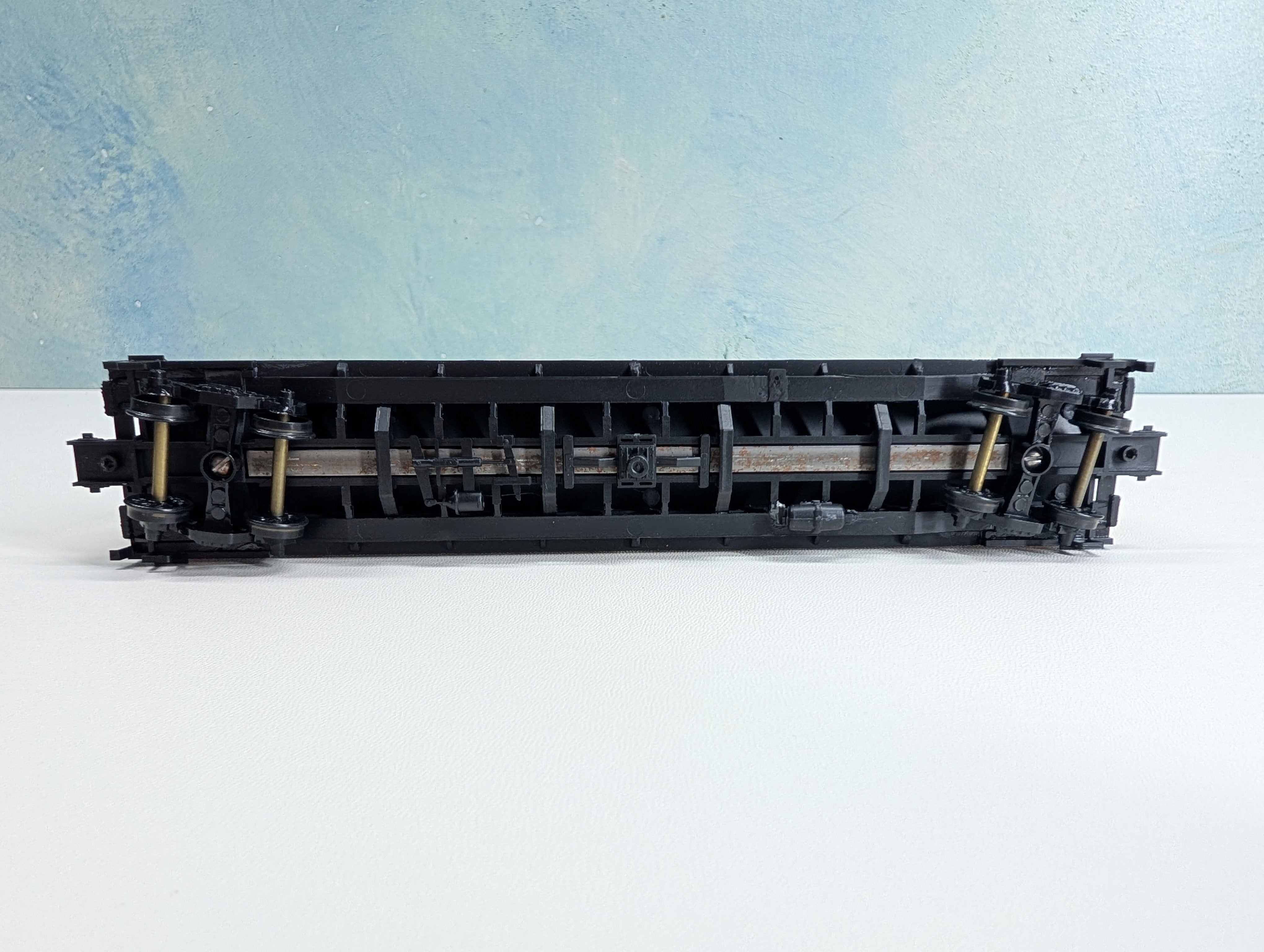 USED Walthers 932-3858 HO Scale Cushion Coil Car Elgin Joliet & Eastern EJ&E #7129