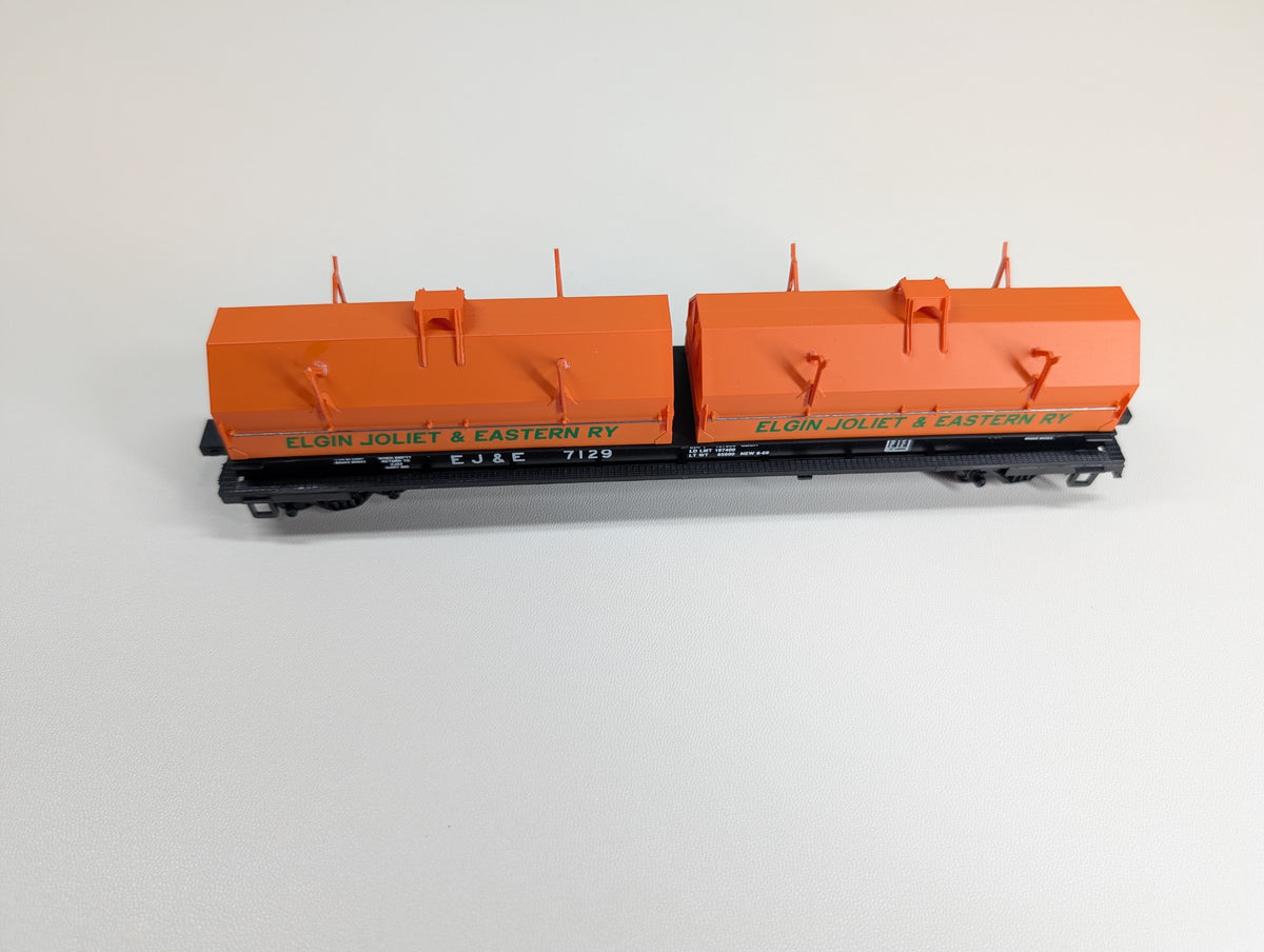 USED Walthers 932-3858 HO Scale Cushion Coil Car Elgin Joliet & Eastern EJ&E #7129