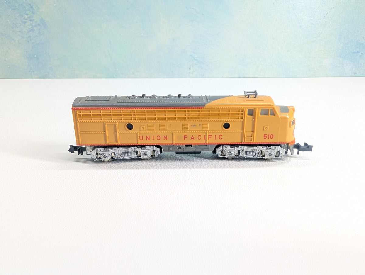 USED Postage Stamp Trains Aurora 4861 N Scale Diesel Locomotive Union Pacific UP #510 Parts/Repairs