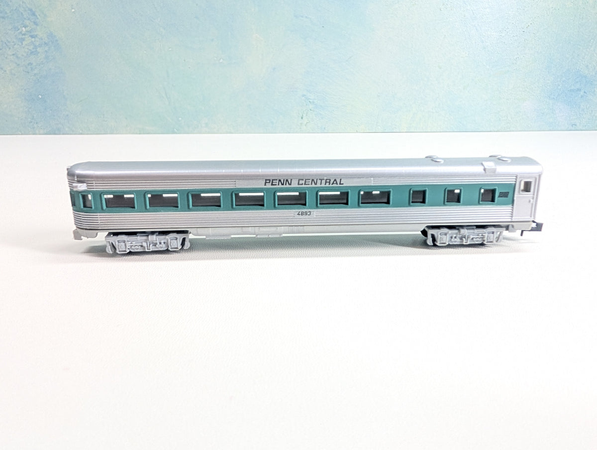 USED Trix N Scale OBS Passenger Car Penn Central #4893