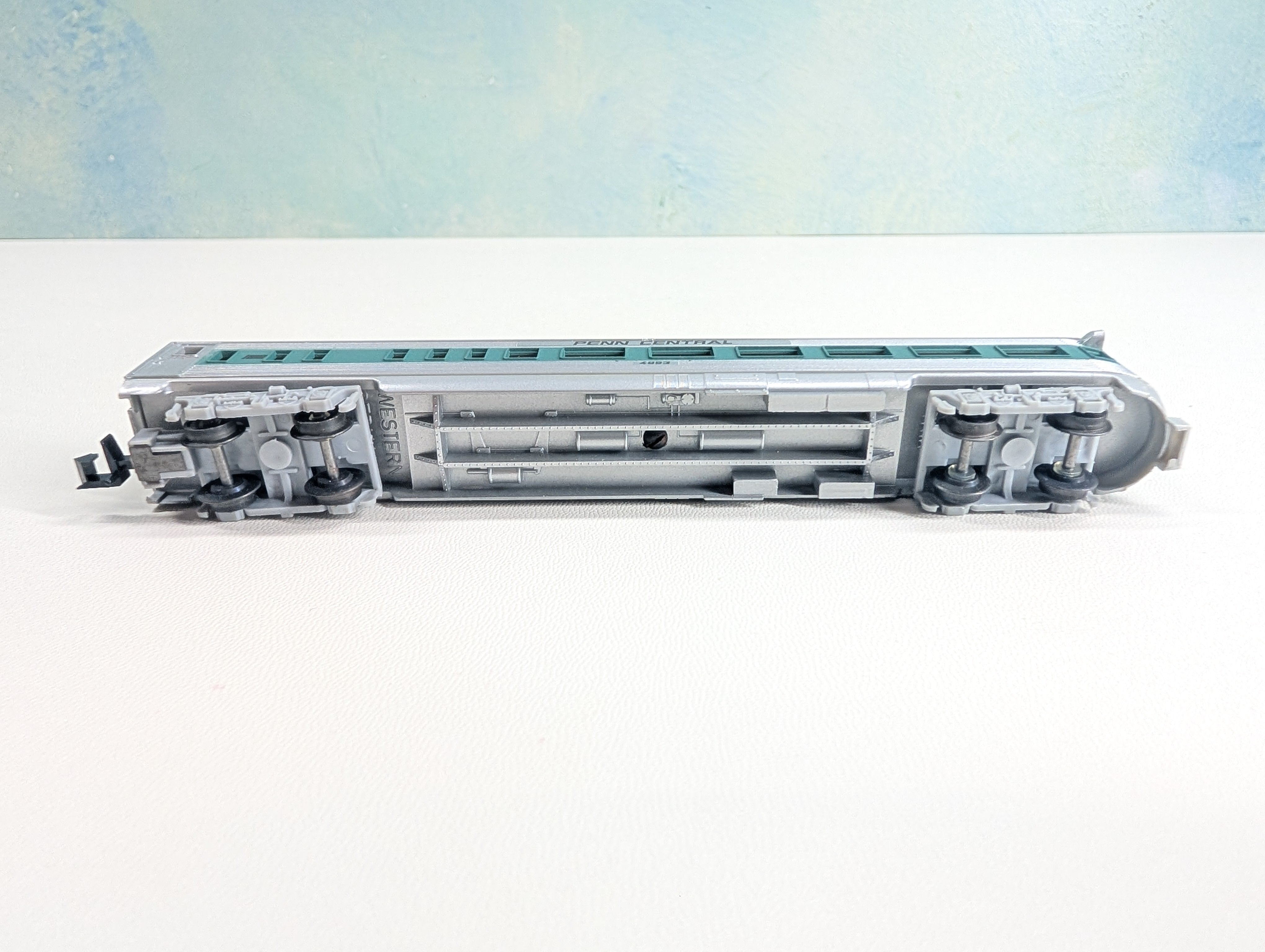 USED Trix N Scale OBS Passenger Car Penn Central #4893
