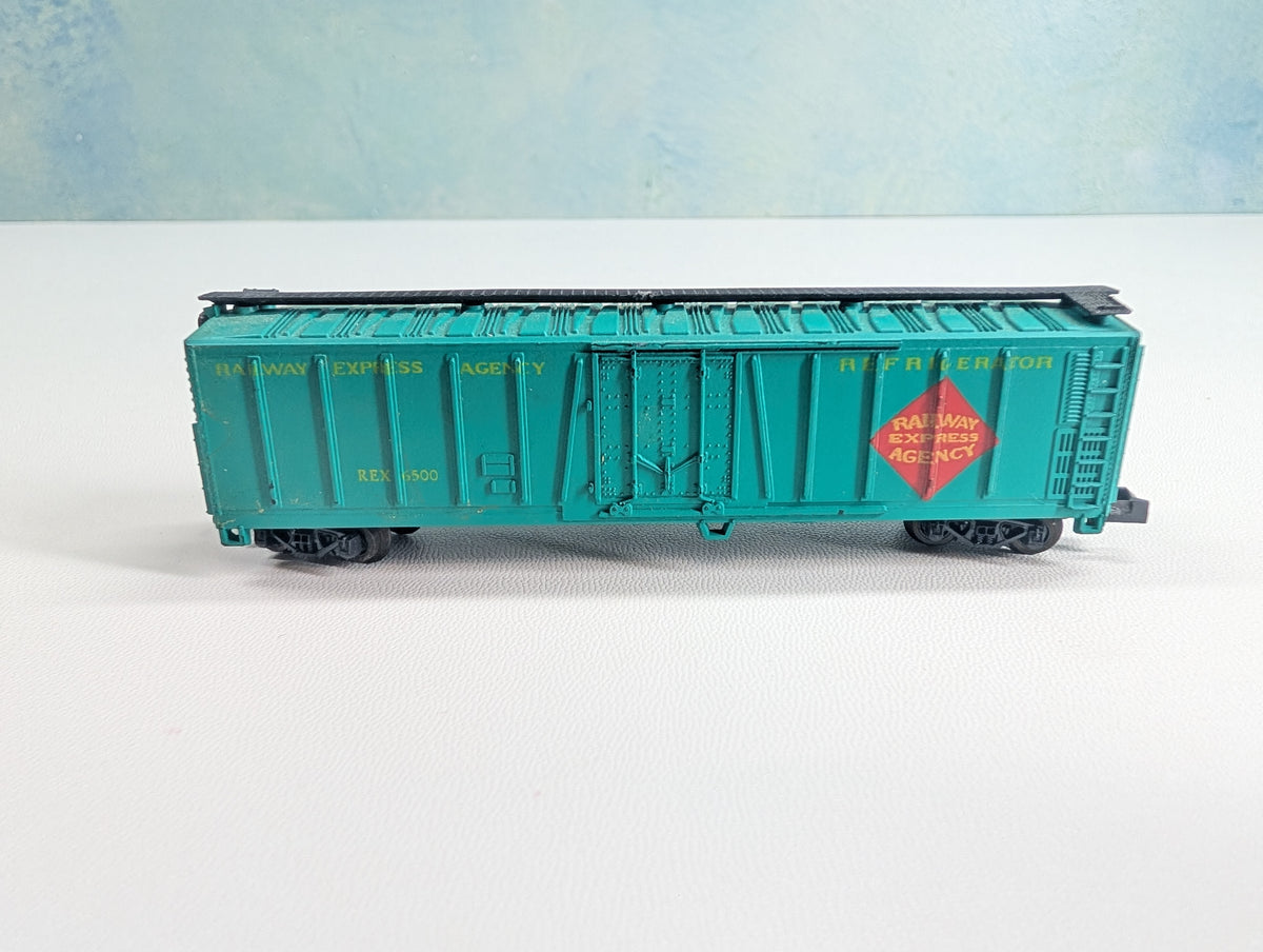 USED N Scale Box Car Railway Express Agency REX #6500