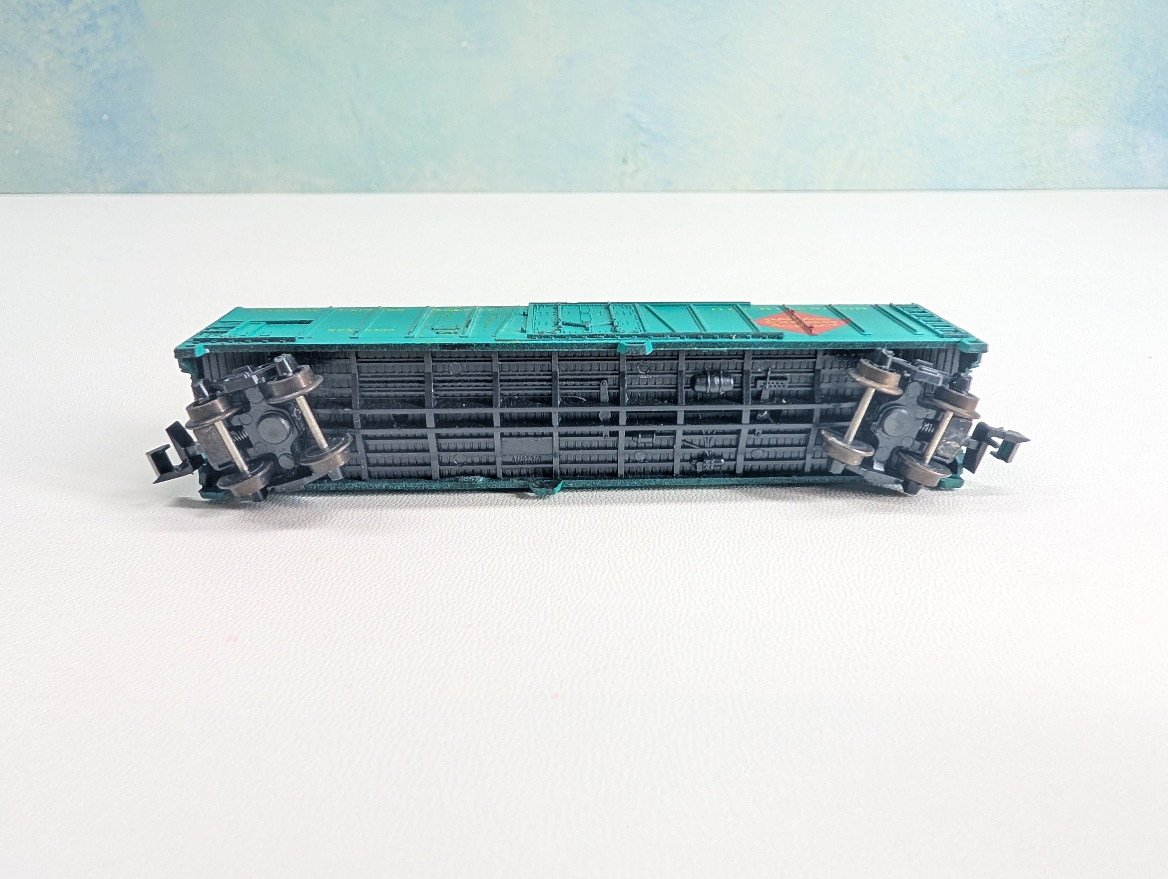USED N Scale Box Car Railway Express Agency REX #6500