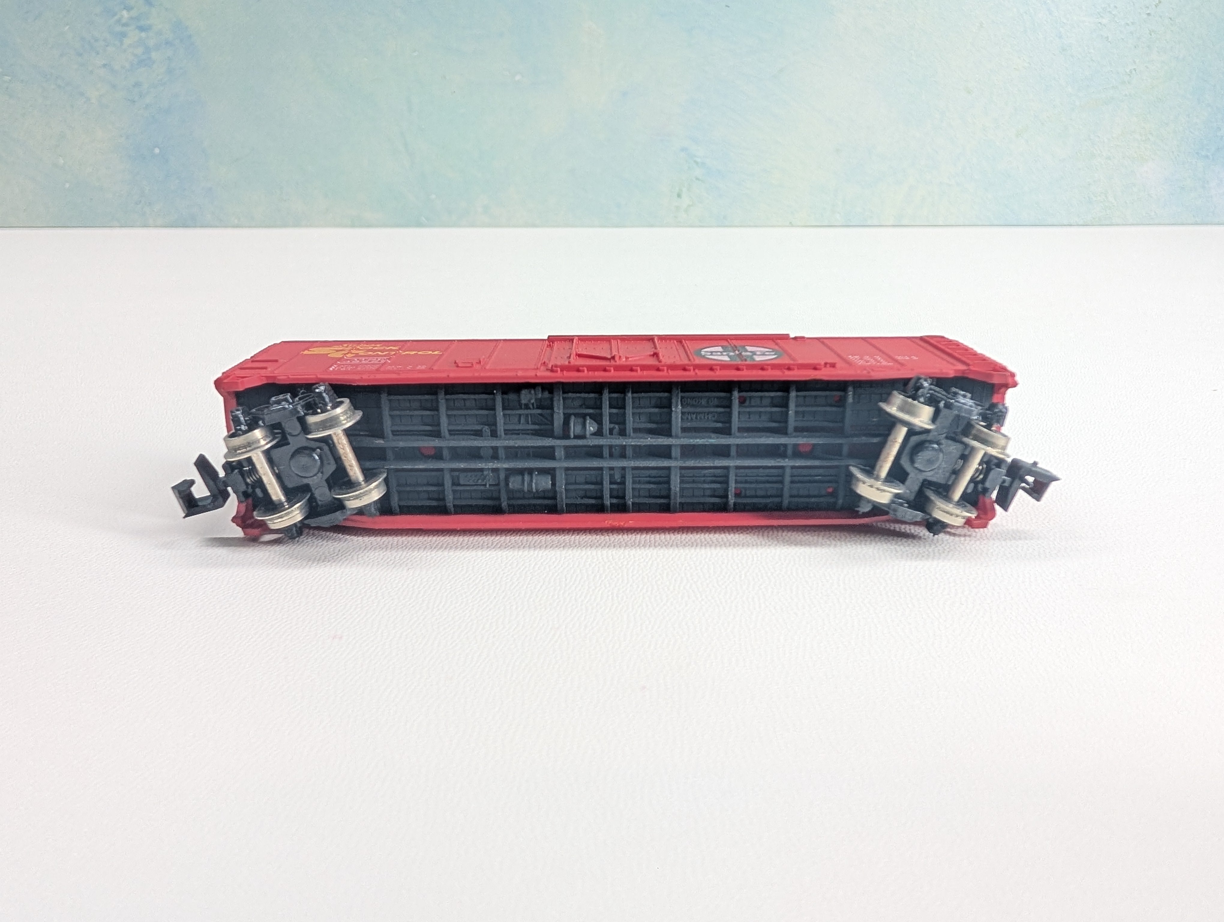 USED Bachmann N Scale Box Car Santa Fe ATSF #49625