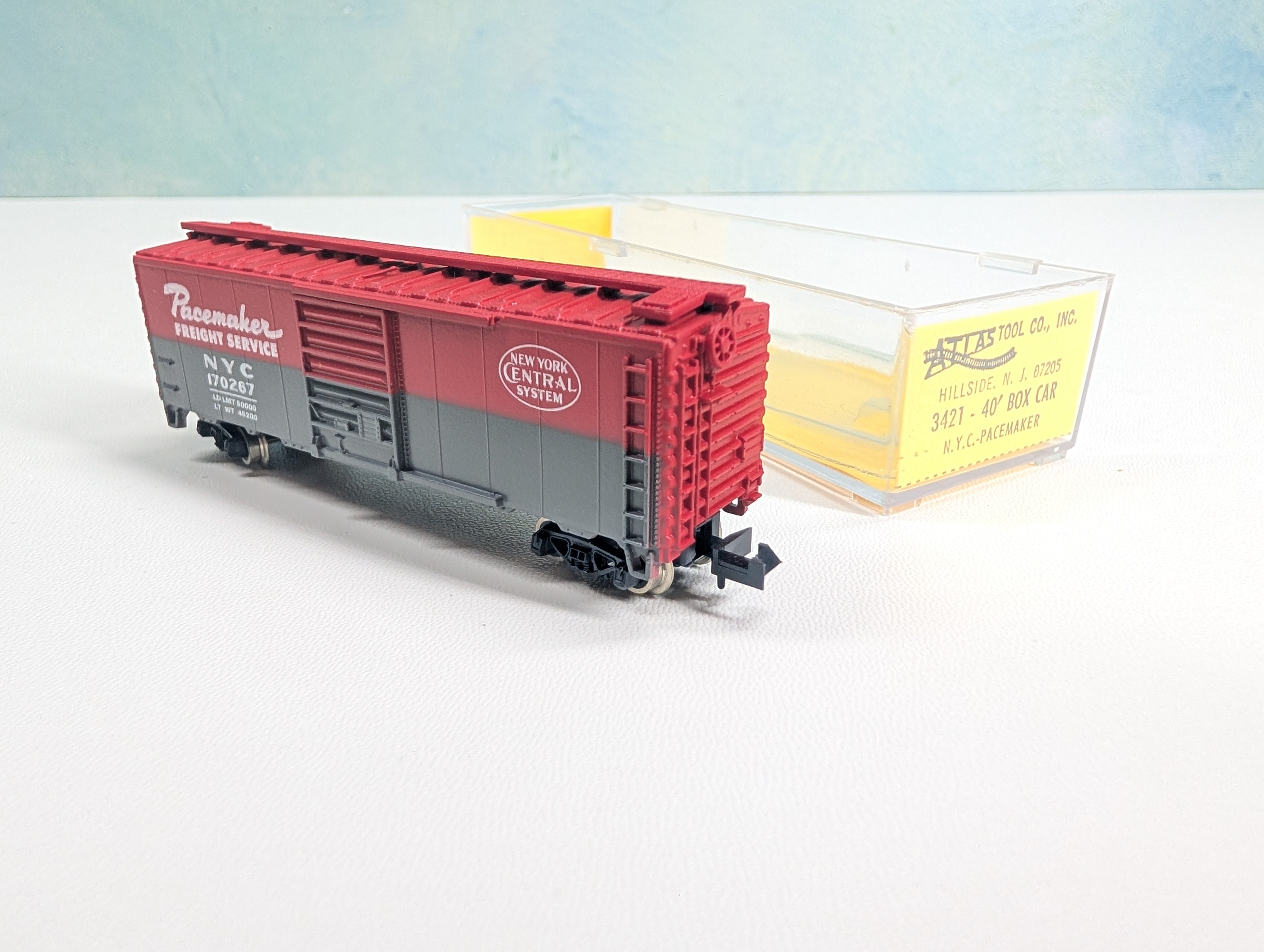 USED Atlas N Scale Box Car New York Central NYC #170267 Pacemaker