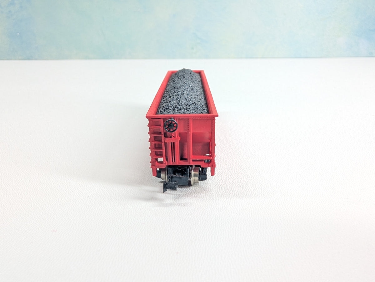 USED Atlas N Scale 3 Bay Coal Hopper Burlington CB&Q #163210