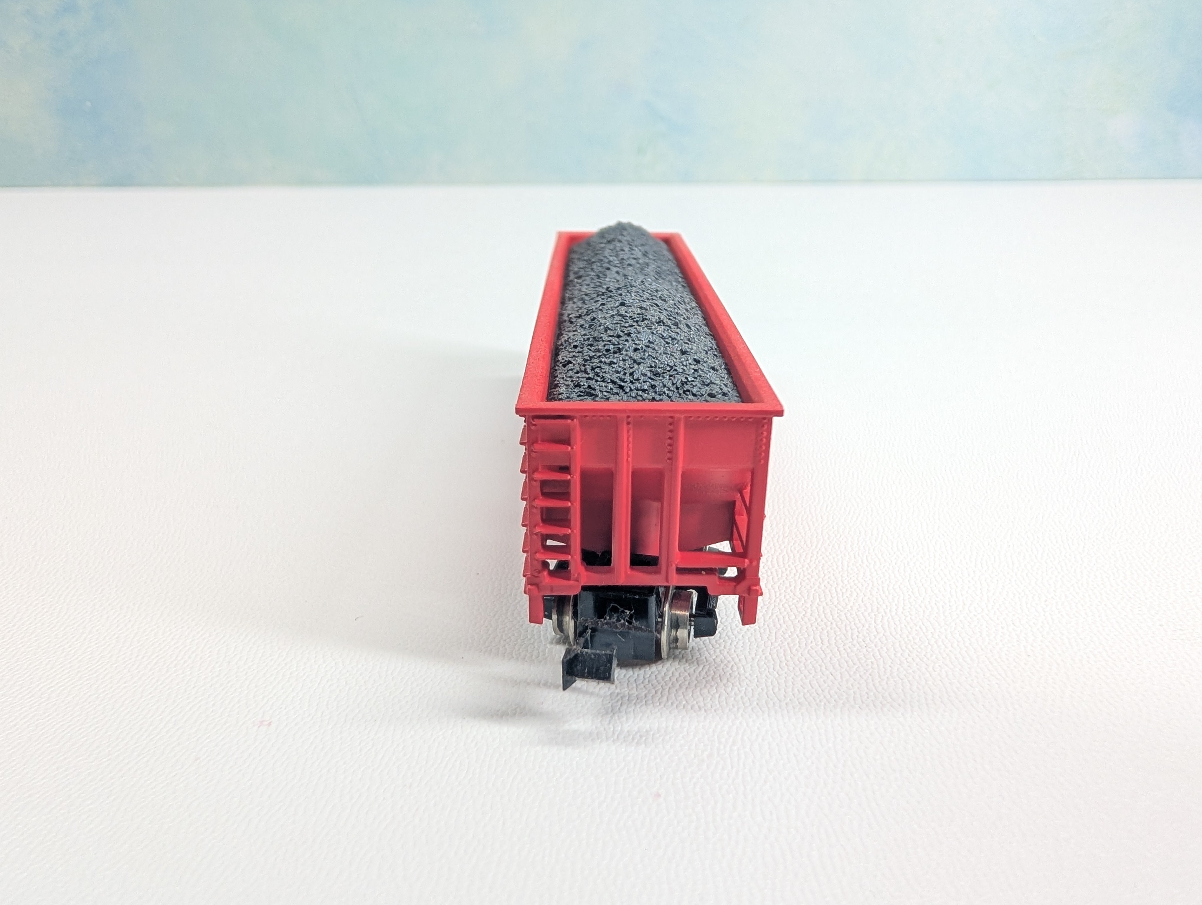 USED Atlas N Scale 3 Bay Coal Hopper Burlington CB&Q #163210