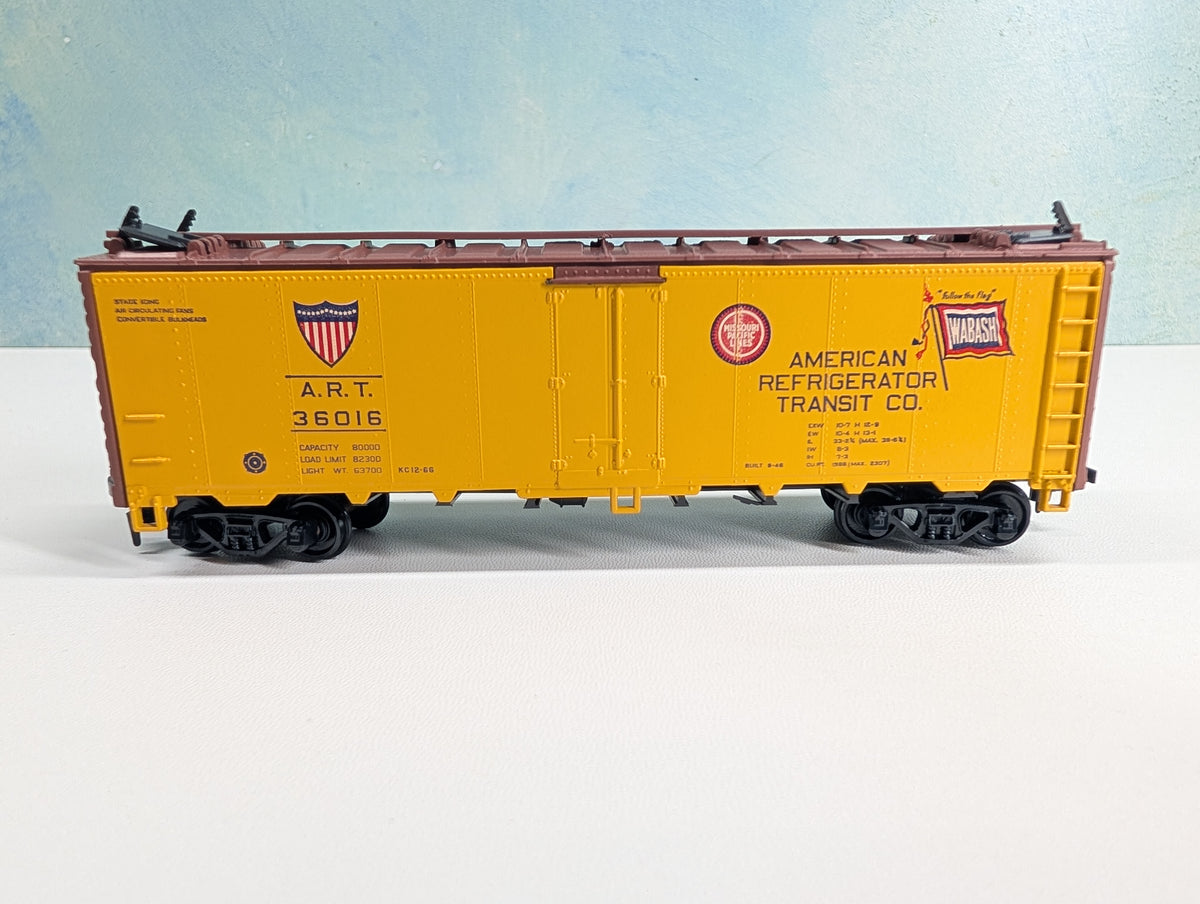 USED Athearn HO Scale 40' Reefer Box Car American Refrigerator Transit ART #36016