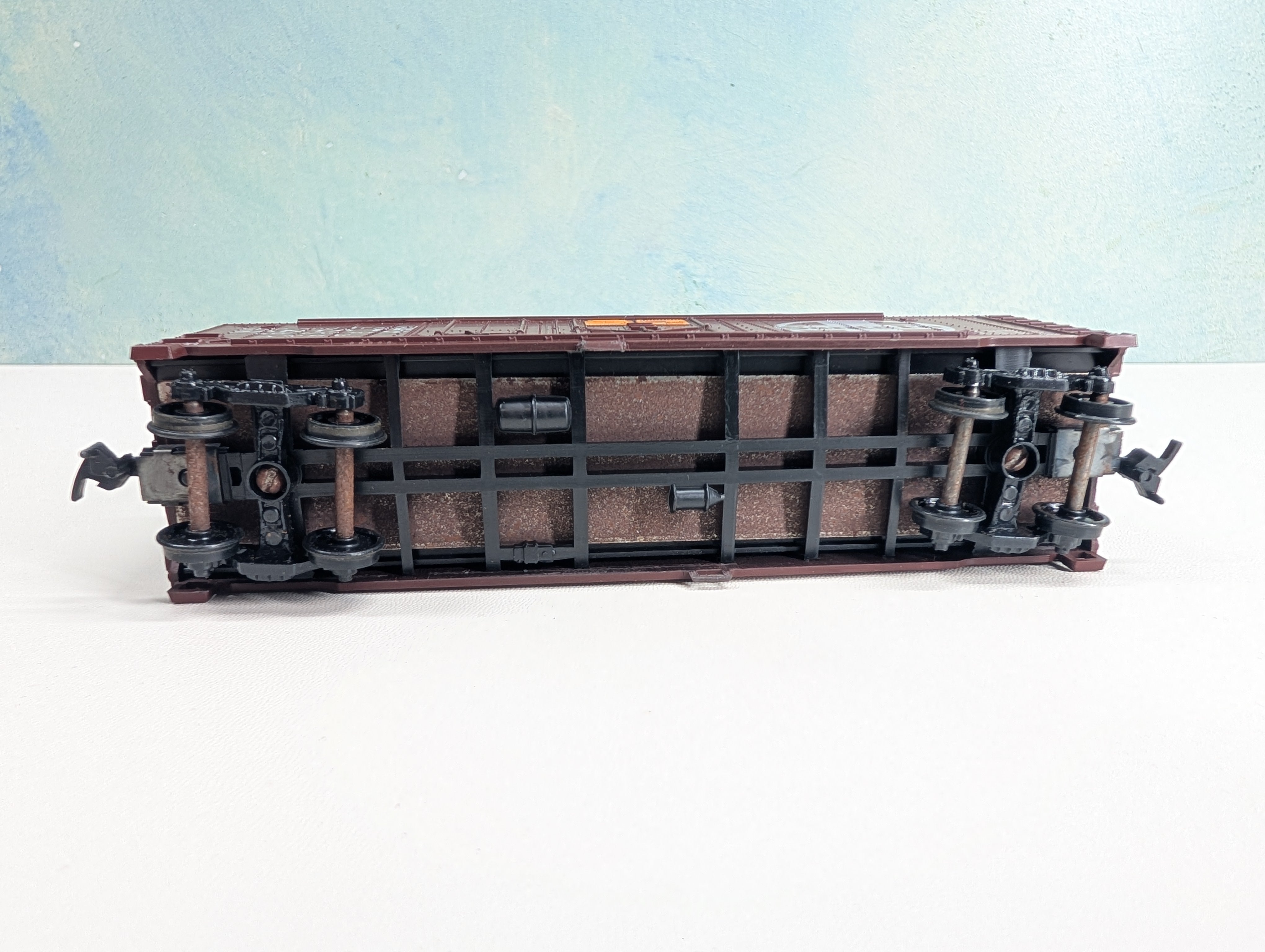 USED Athearn HO Scale 40' Grainloading Box Car Santa Fe ATSF #21889