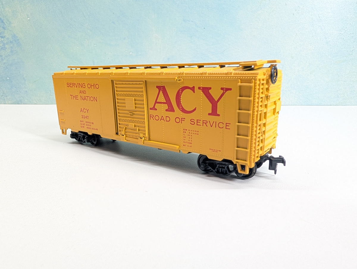 USED Athearn HO Scale 40' Box Car ACY #3247