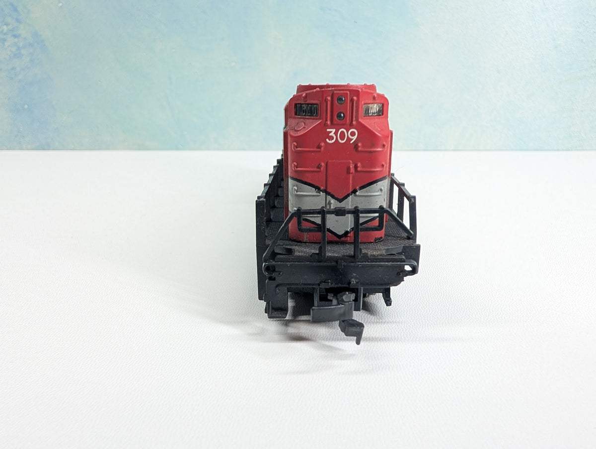 USED AHM HO Scale RS-11 High Nose Diesel Locomotive Green Bay & Western GBW #309 Tested! DC