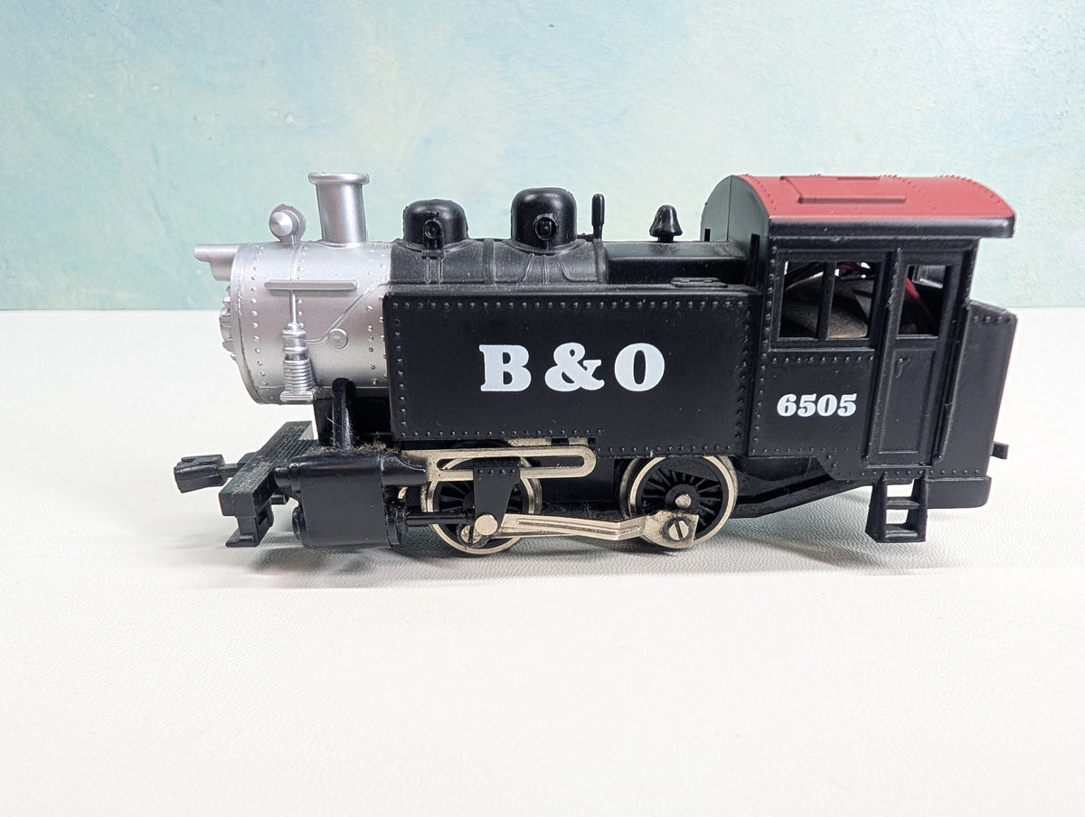 USED Model Power HO Scale 0-4-0 Switcher Tank Steam Engine Baltimore and Ohio B&O #6505 Tested! DC