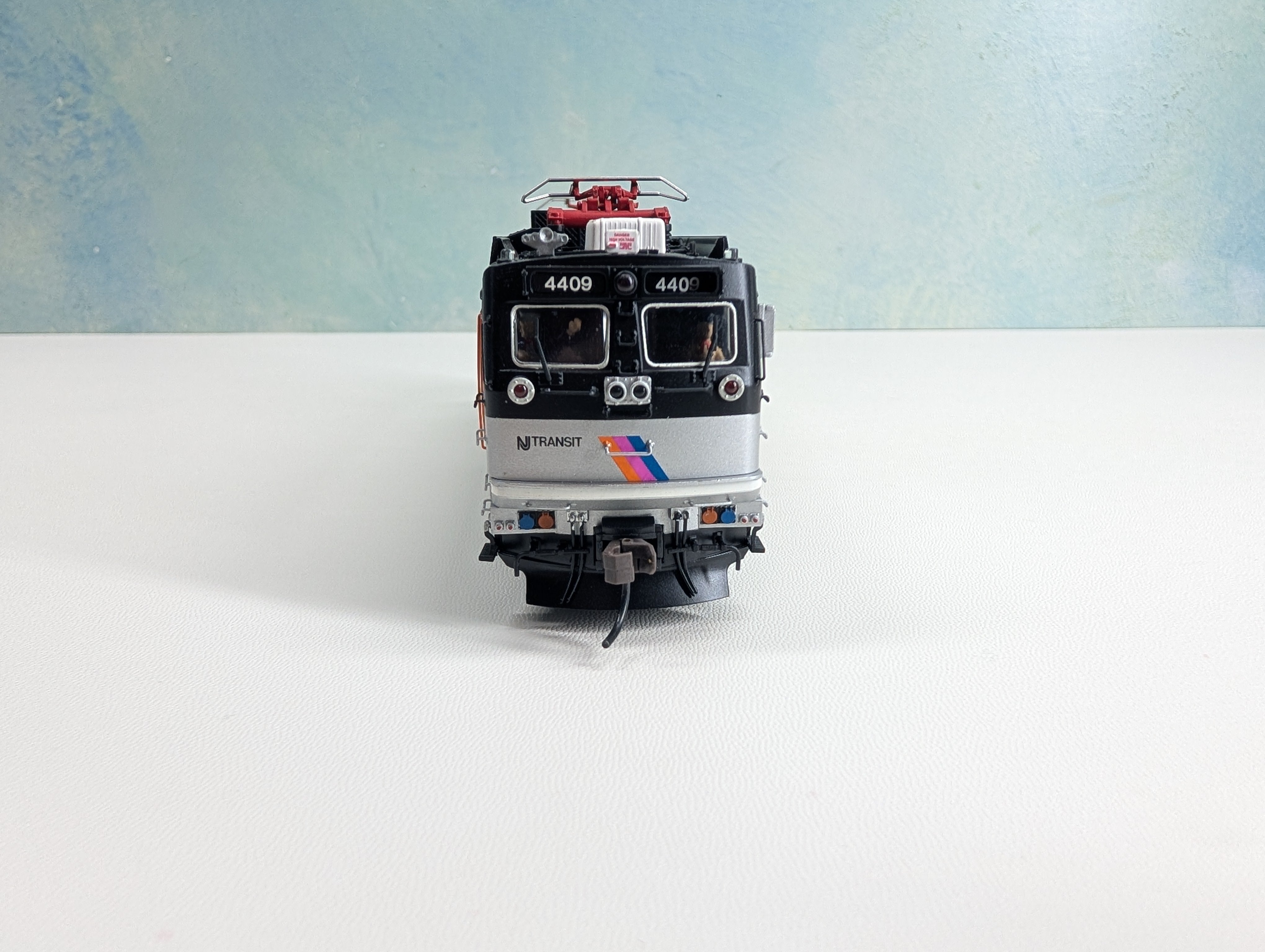 Atlas Master 10001655 HO Scale ALP-44 Electric Locomotive NJ Transit NJT #4409 Runs Great! Silver DCC Ready