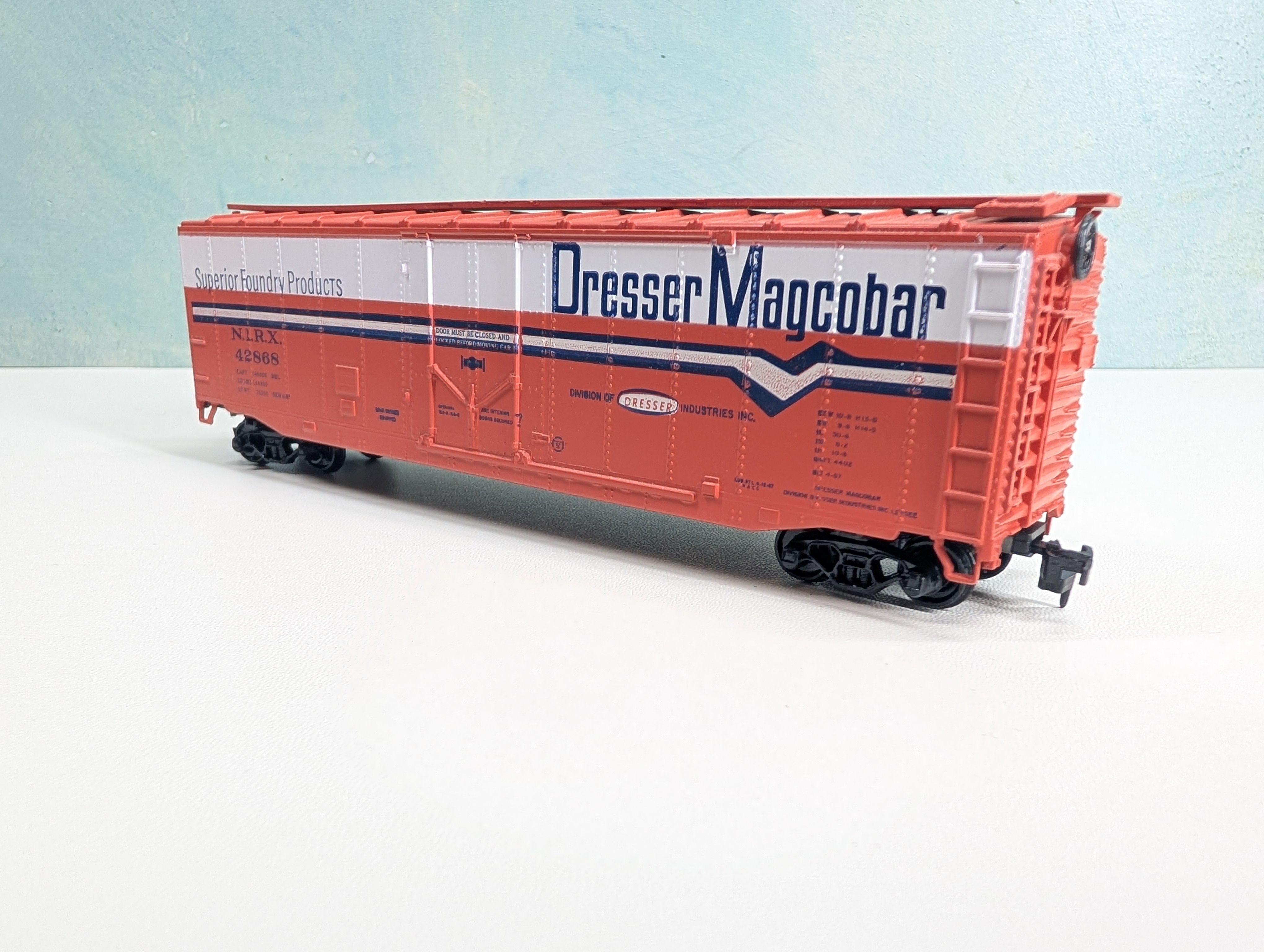 USED Athearn HO Scale 50' PD Box Car Dresser Magcobar NIRX #42868