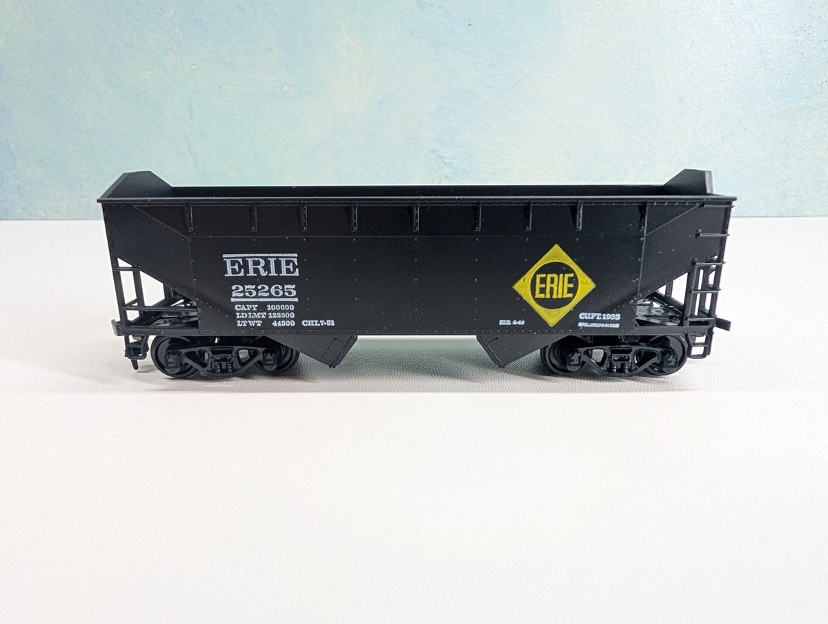 USED Athearn HO Scale 34' Offset-Side Hopper Erie #25265