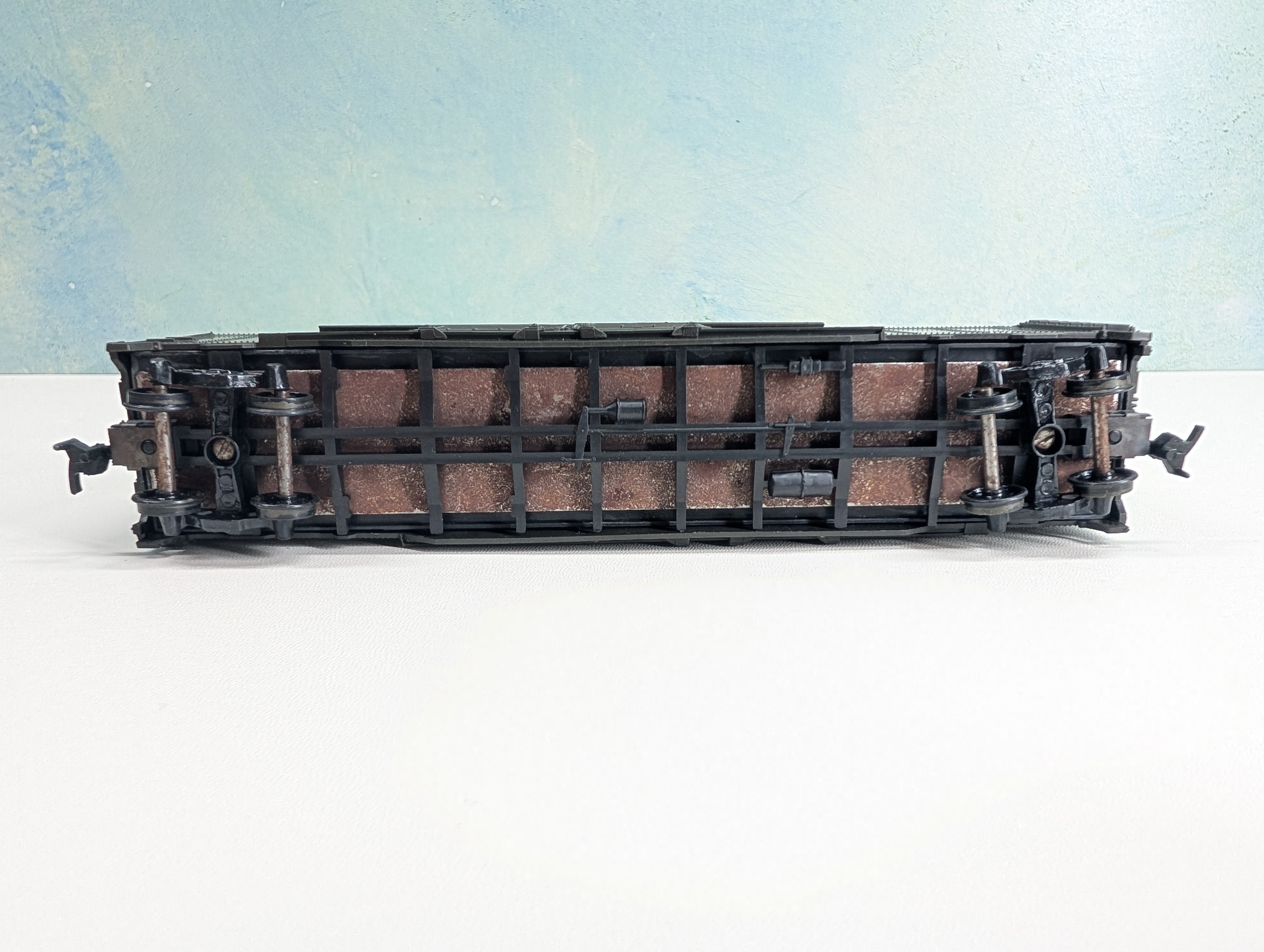 USED Athearn HO Scale 50' Express DD Box Car Santa Fe ATSF #4157