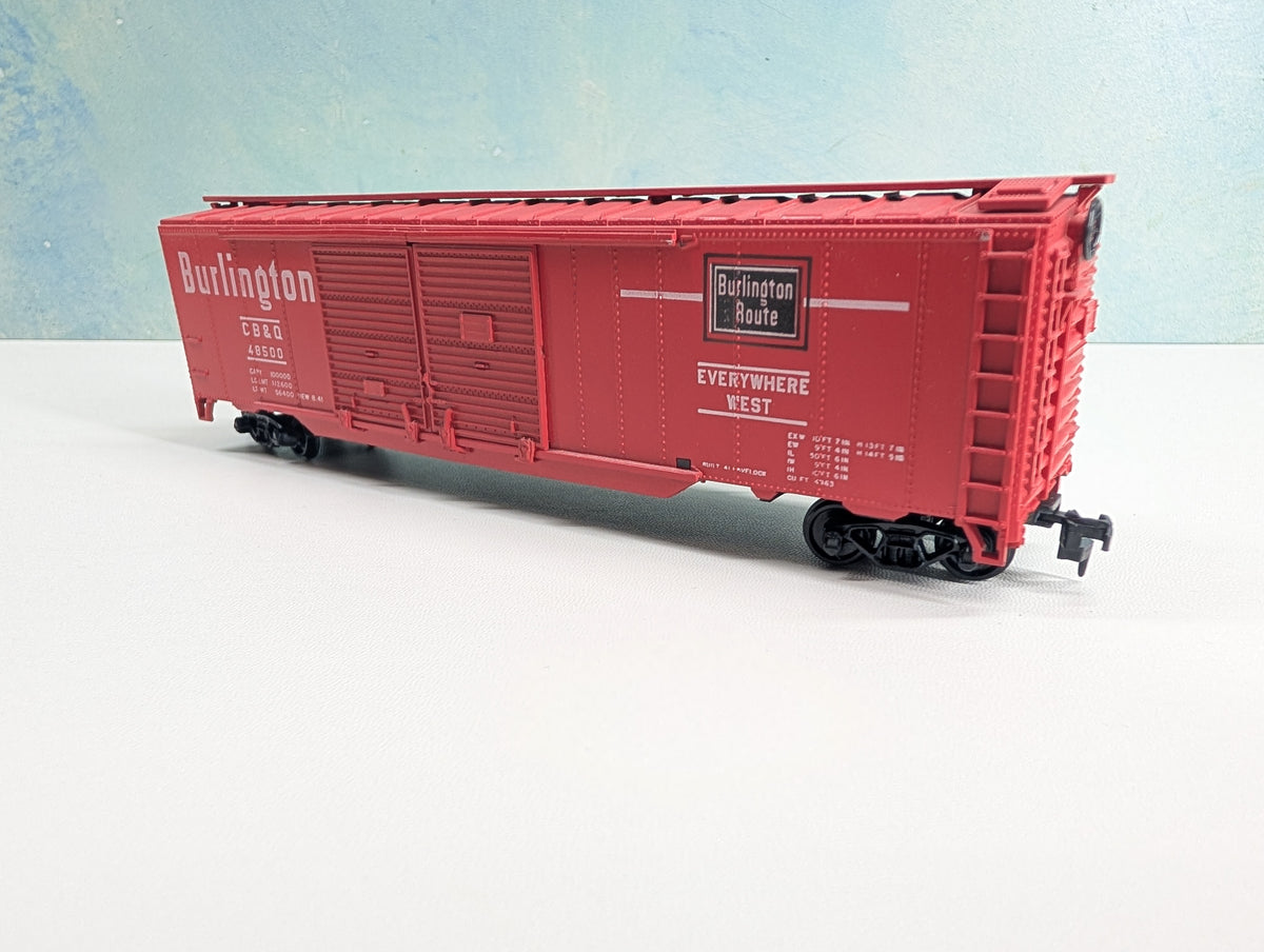 USED Athearn HO Scale 50' DD Box Car Burlington CB&Q #48500