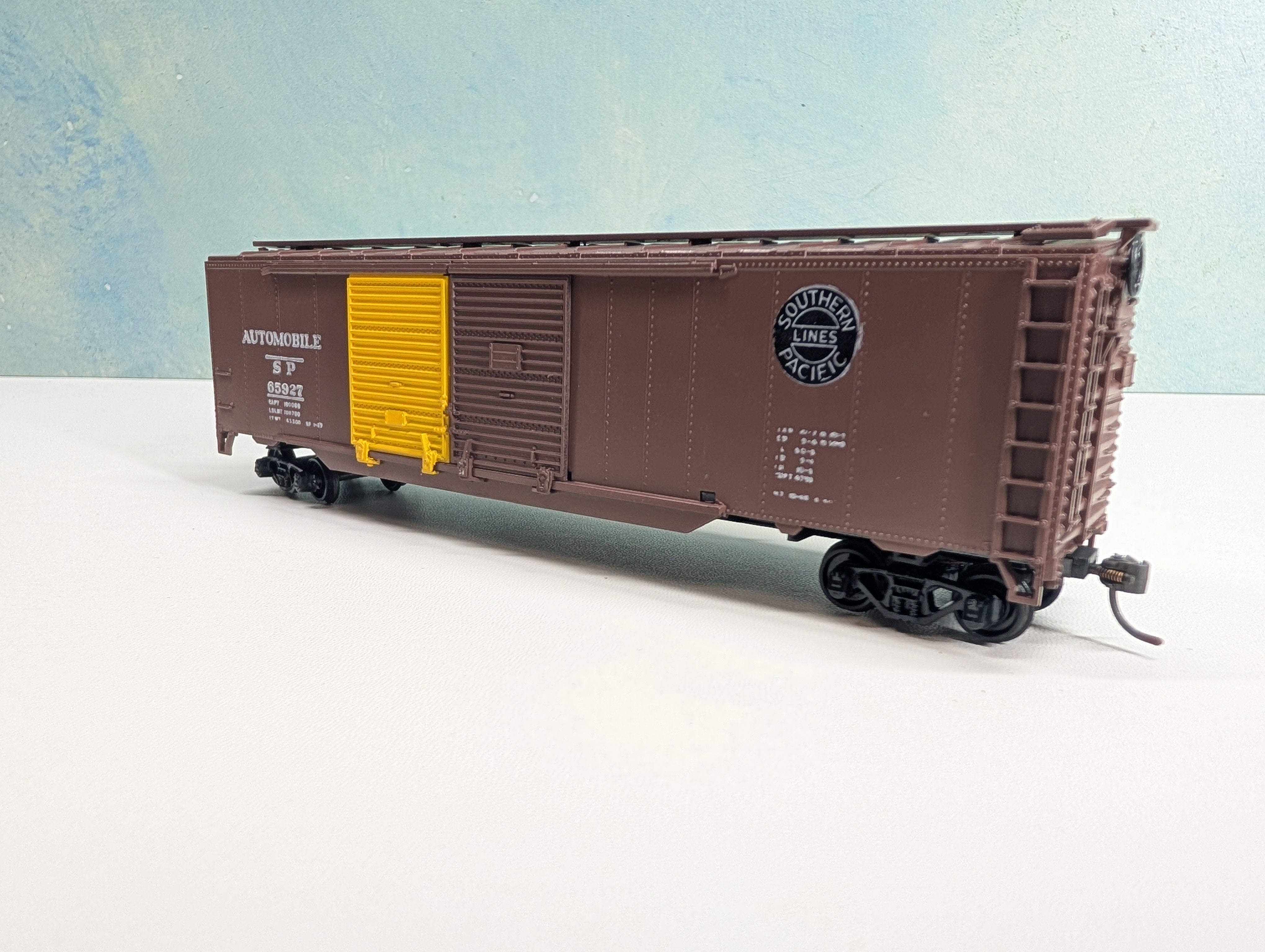 USED Athearn HO Scale 50' DD Auto Box Car Southern Pacific SP #65927