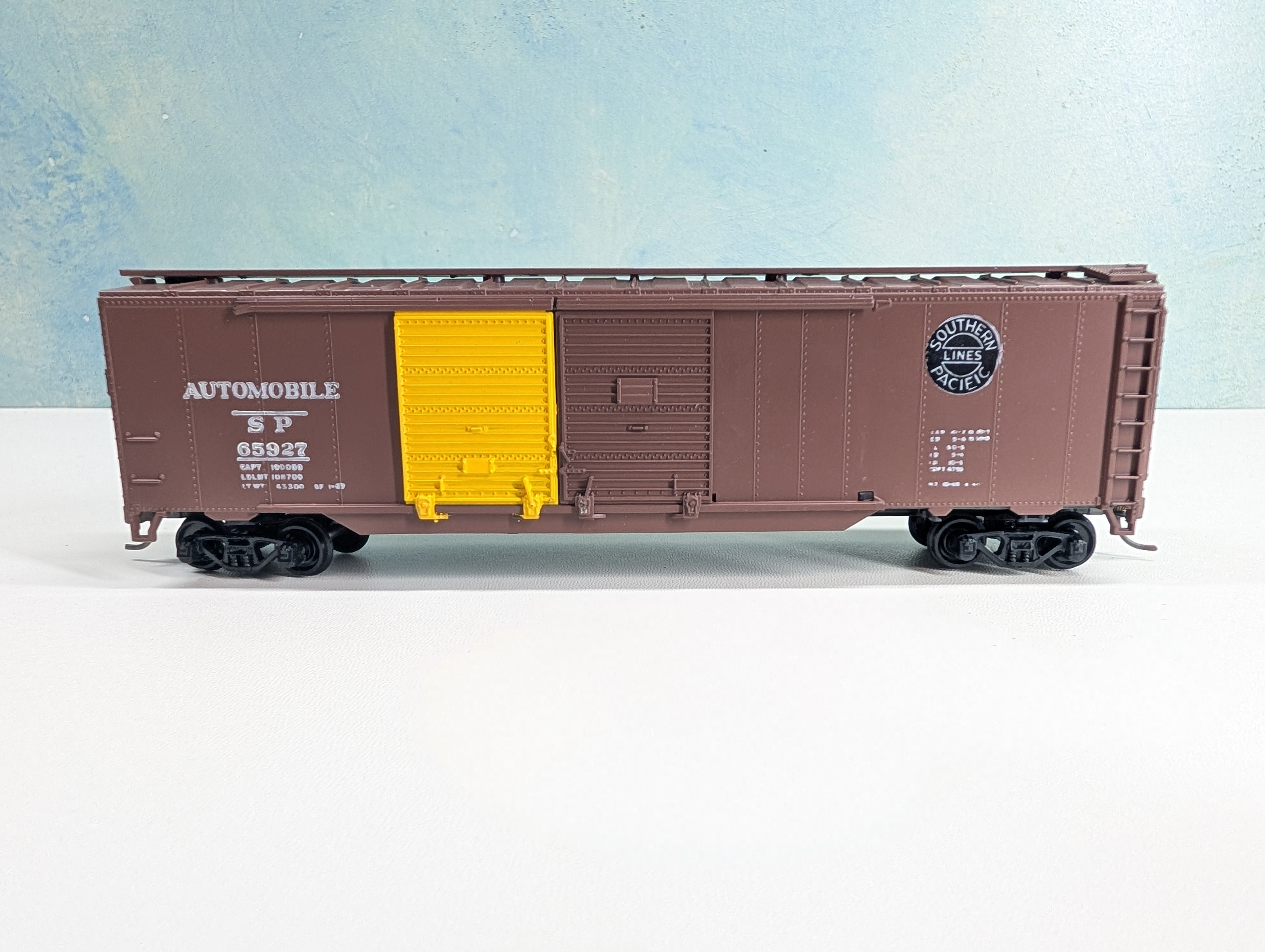 USED Athearn HO Scale 50' DD Auto Box Car Southern Pacific SP #65927