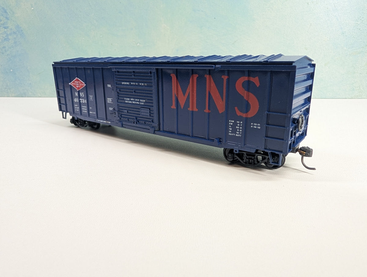 USED Athearn HO Scale 50' ACF Box Car Minneapolis Northfield and Southern MNS #49724 Bev-Bel
