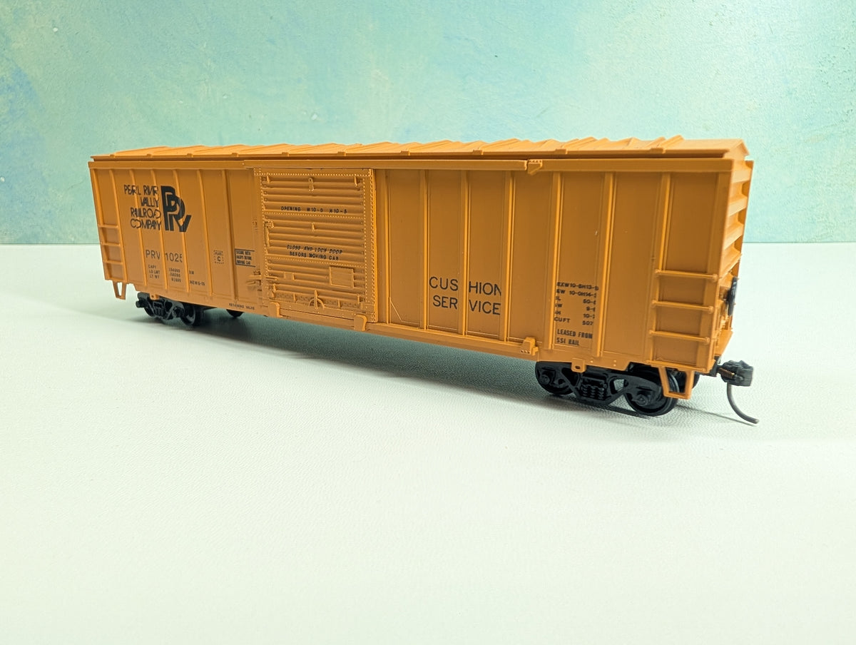 USED Athearn HO Scale 50' ACF Box Car Pearl River Valley Railroad PRV #1025 Bev-Bel