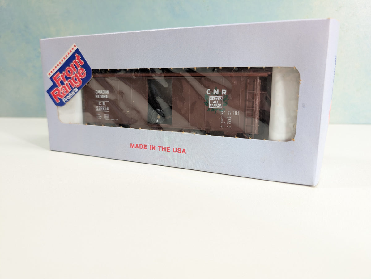 Front Range Products HO Scale 40' Box Car Canadian National CN #538654 KIT